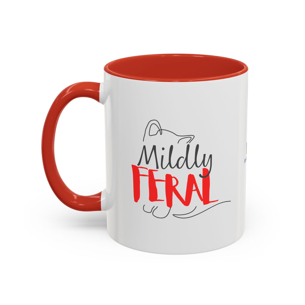 Mildly Feral Accent Mug — Morning Mood, Accurately Labeled - Drinkware, Coffee Mugs - EpiAl's Shop
