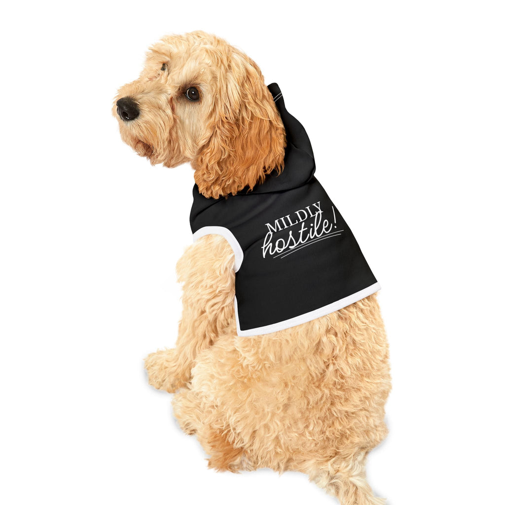 Mildly Hostile Cat Hoodie – Black (Funny Cat Apparel) - Pet Supplies, Clothing - EpiAl's Shop