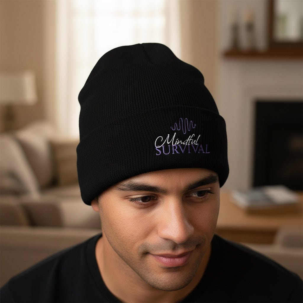 Mindful Survival Epilepsy Awareness Beanie - Hats, Beanie - EpiAl's Shop