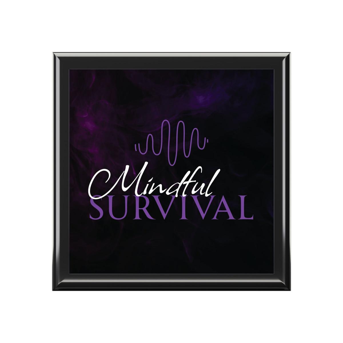 Mindful Survival Jewelry Box – Black - Decor, Jewelry Boxes - EpiAl's Shop