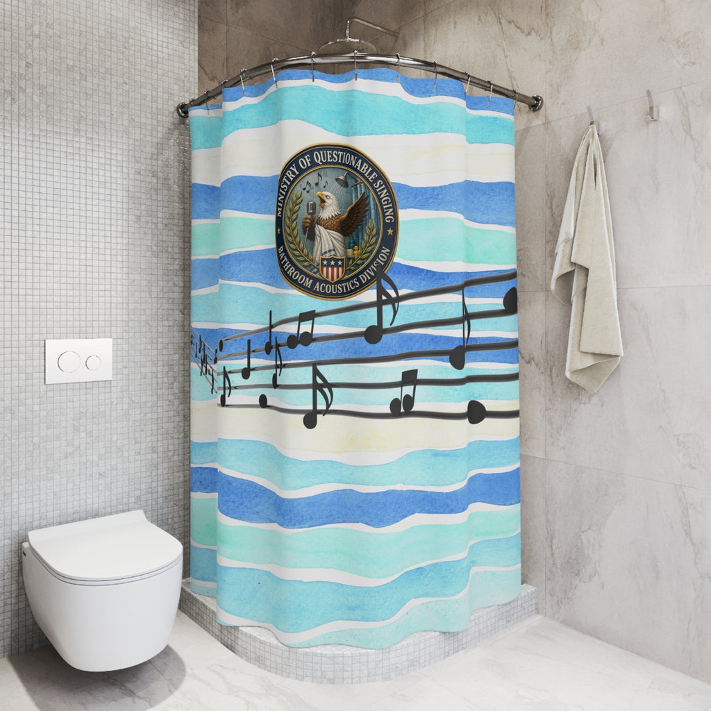 Ministry of Questionable Singing Shower Curtain - Decor, Curtains, Shower - EpiAl's Shop