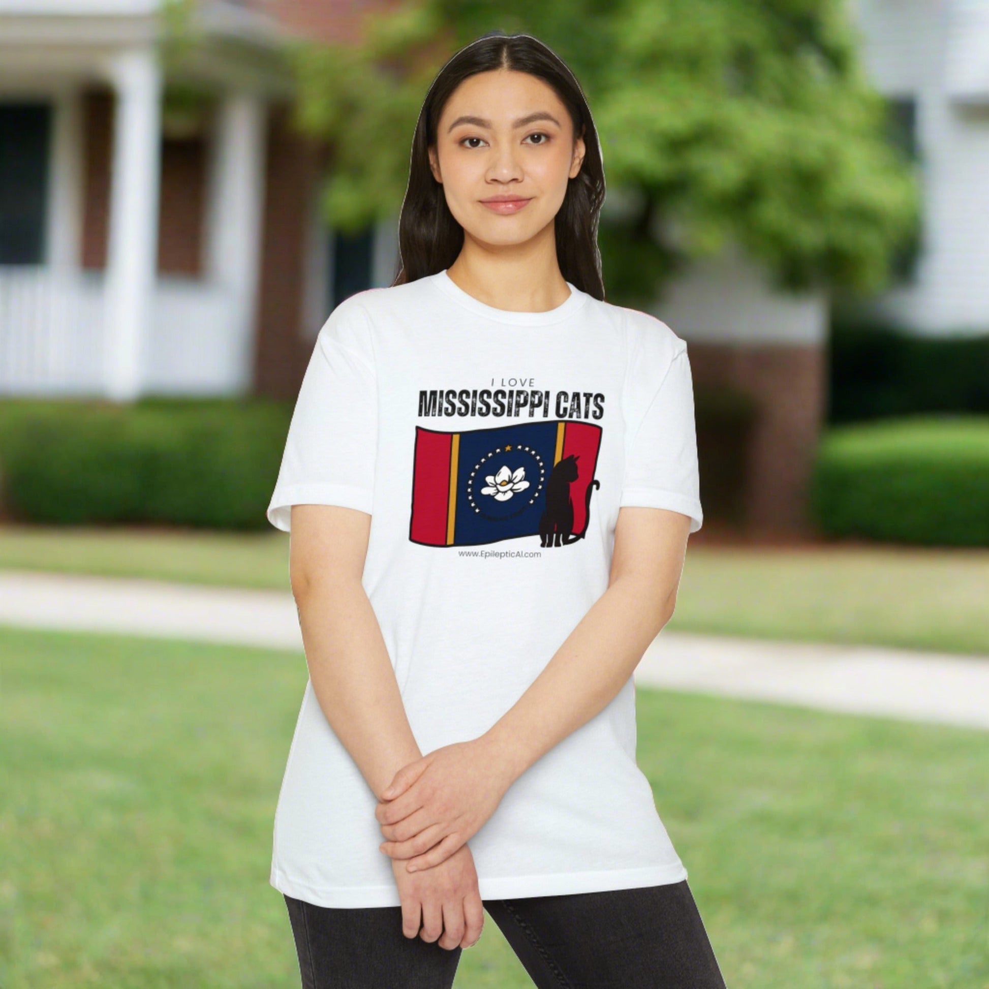 Mississippi Cats Unisex CVC Jersey T - shirt - T - Shirt - Epileptic Al’s Shop