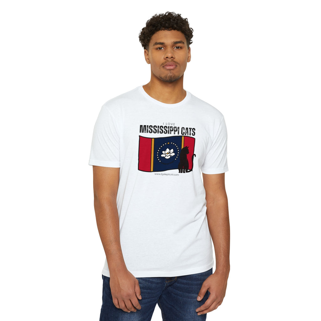 Mississippi Cats Unisex CVC Jersey T - shirt - T - Shirt - Epileptic Al’s Shop