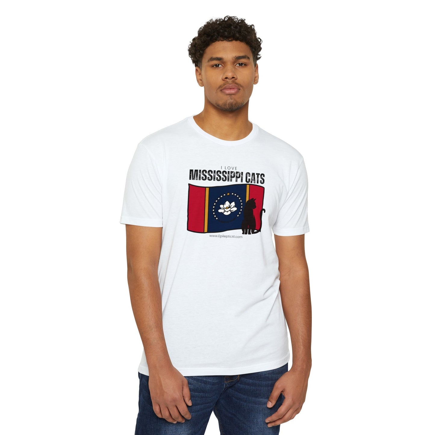 Mississippi Cats Unisex CVC Jersey T - shirt - T - Shirt - Epileptic Al’s Shop