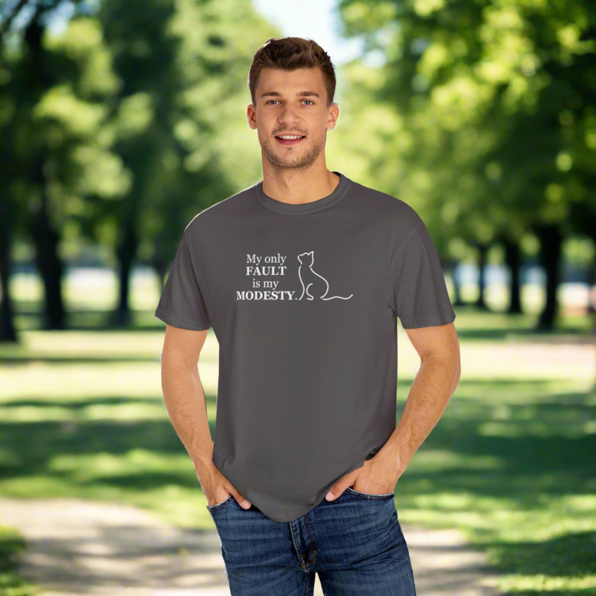 Modesty Unisex Garment - Dyed T - shirt - T - Shirt - Epileptic Al’s Shop