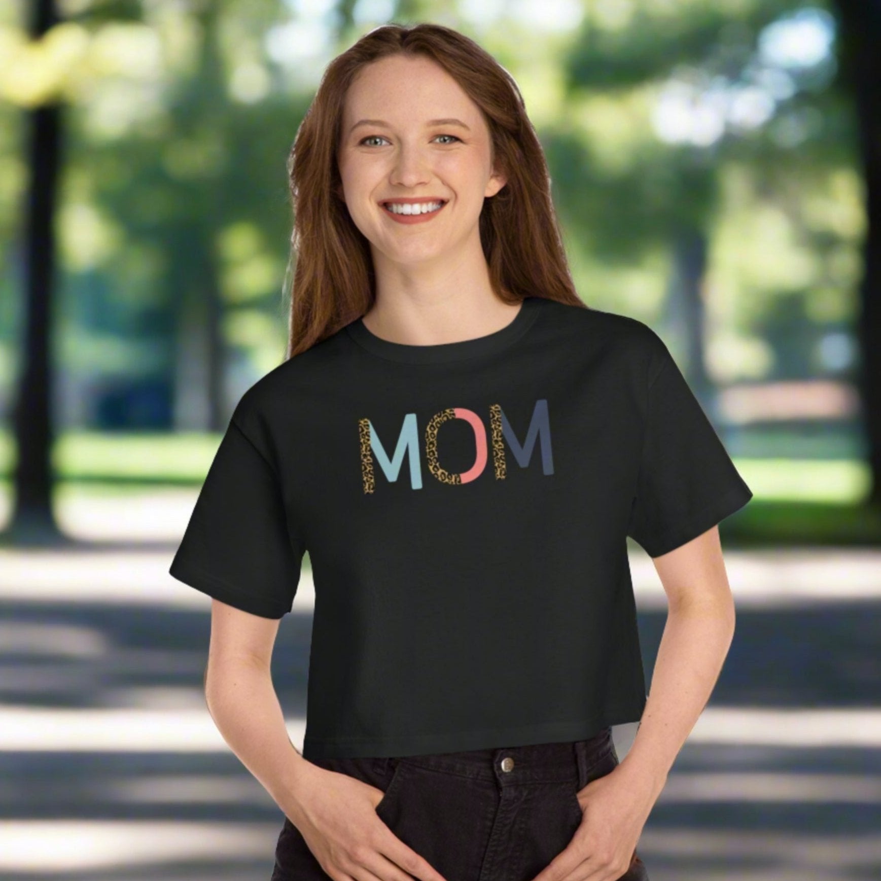 Mom Champion Heritage Cropped T - Shirt - T - Shirt - Epileptic Al’s Shop