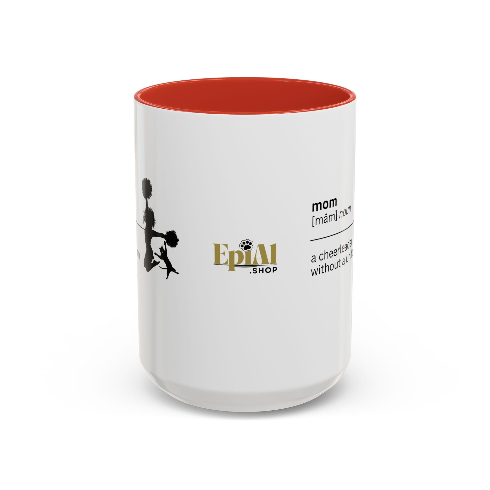 Mom Cheerleader Accent Coffee Mug - Perfect Gift for Moms - Drinkware, Coffee Mugs - EpiAl's Shop