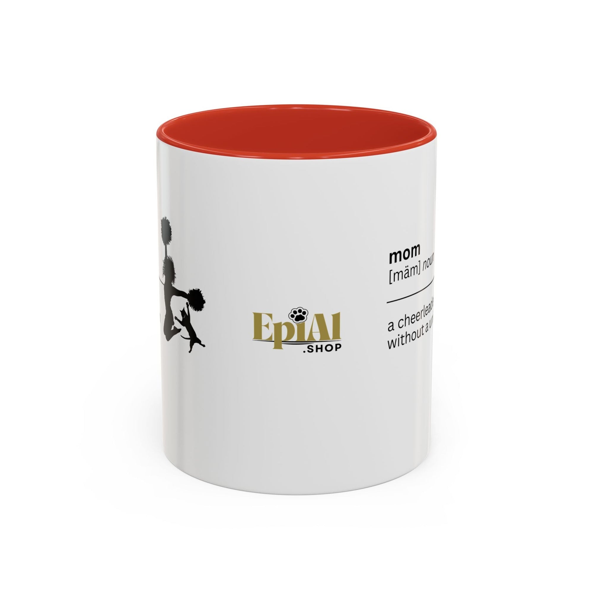 Mom Cheerleader Accent Coffee Mug - Perfect Gift for Moms - Drinkware, Coffee Mugs - EpiAl's Shop