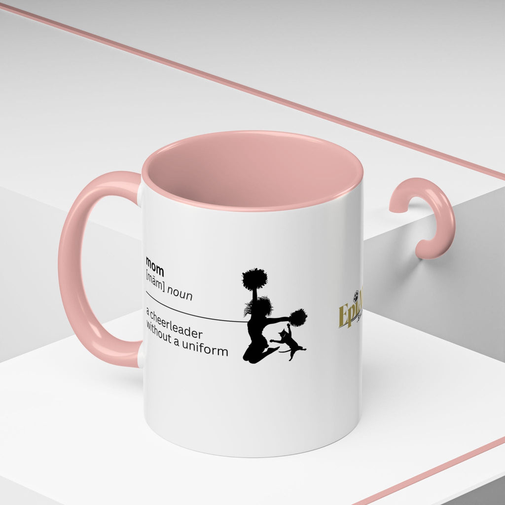 Mom Cheerleader Accent Coffee Mug - Perfect Gift for Moms - Drinkware, Coffee Mugs - EpiAl's Shop