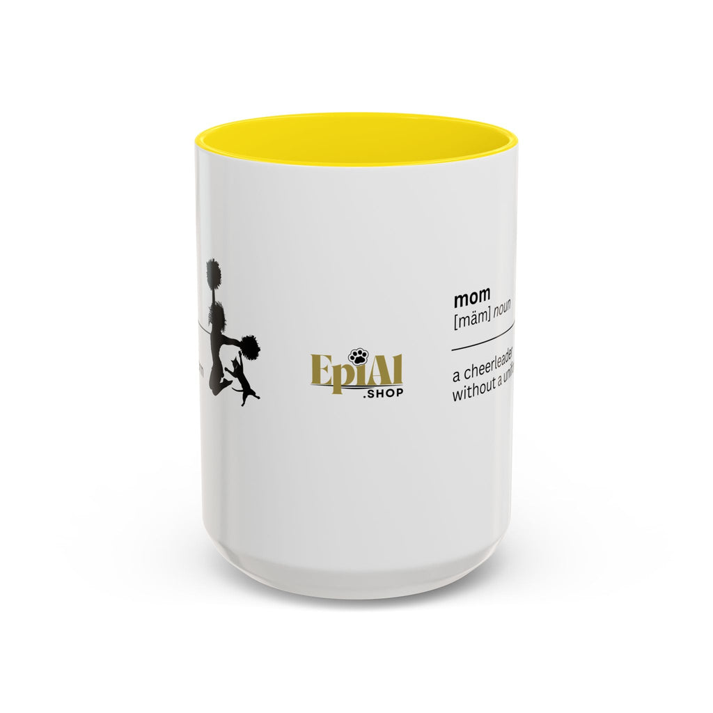 Mom Cheerleader Accent Coffee Mug - Perfect Gift for Moms - Drinkware, Coffee Mugs - EpiAl's Shop