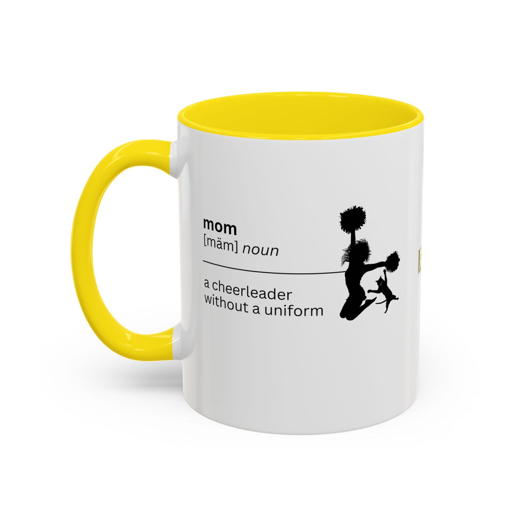 Mom Cheerleader Accent Coffee Mug - Perfect Gift for Moms - Drinkware, Coffee Mugs - EpiAl's Shop