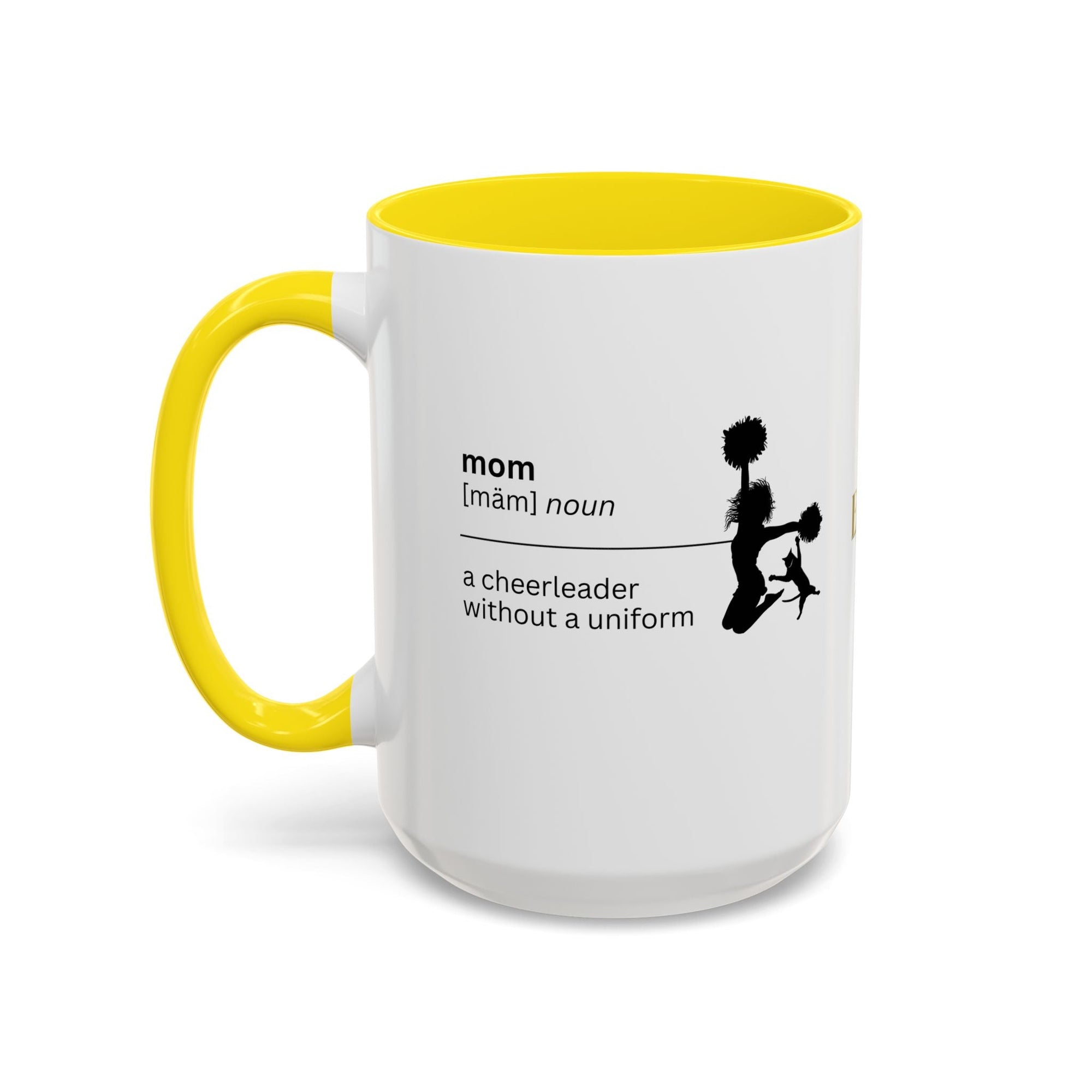 Mom Cheerleader Accent Coffee Mug - Perfect Gift for Moms - Drinkware, Coffee Mugs - EpiAl's Shop