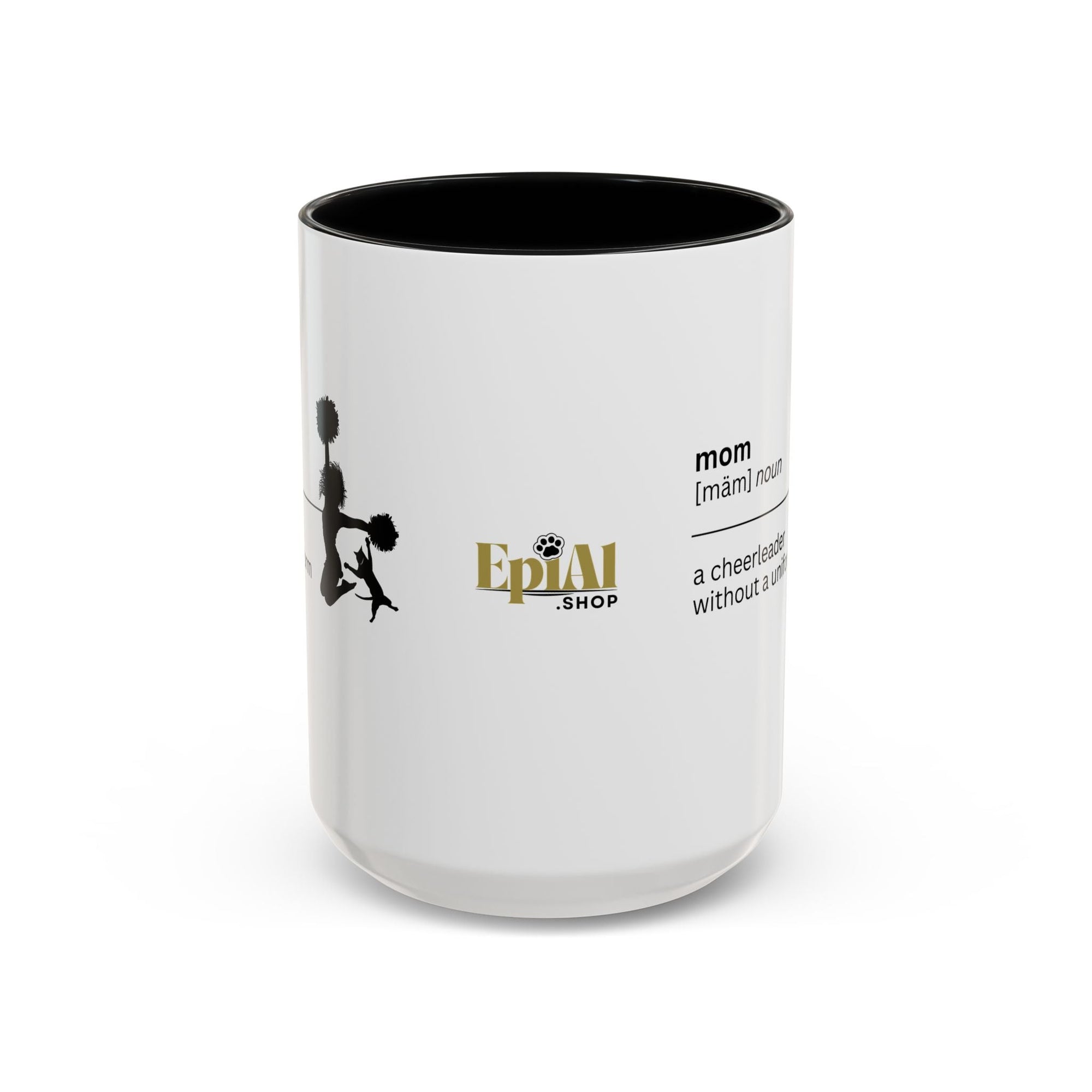 Mom Cheerleader Accent Coffee Mug - Perfect Gift for Moms - Drinkware, Coffee Mugs - EpiAl's Shop