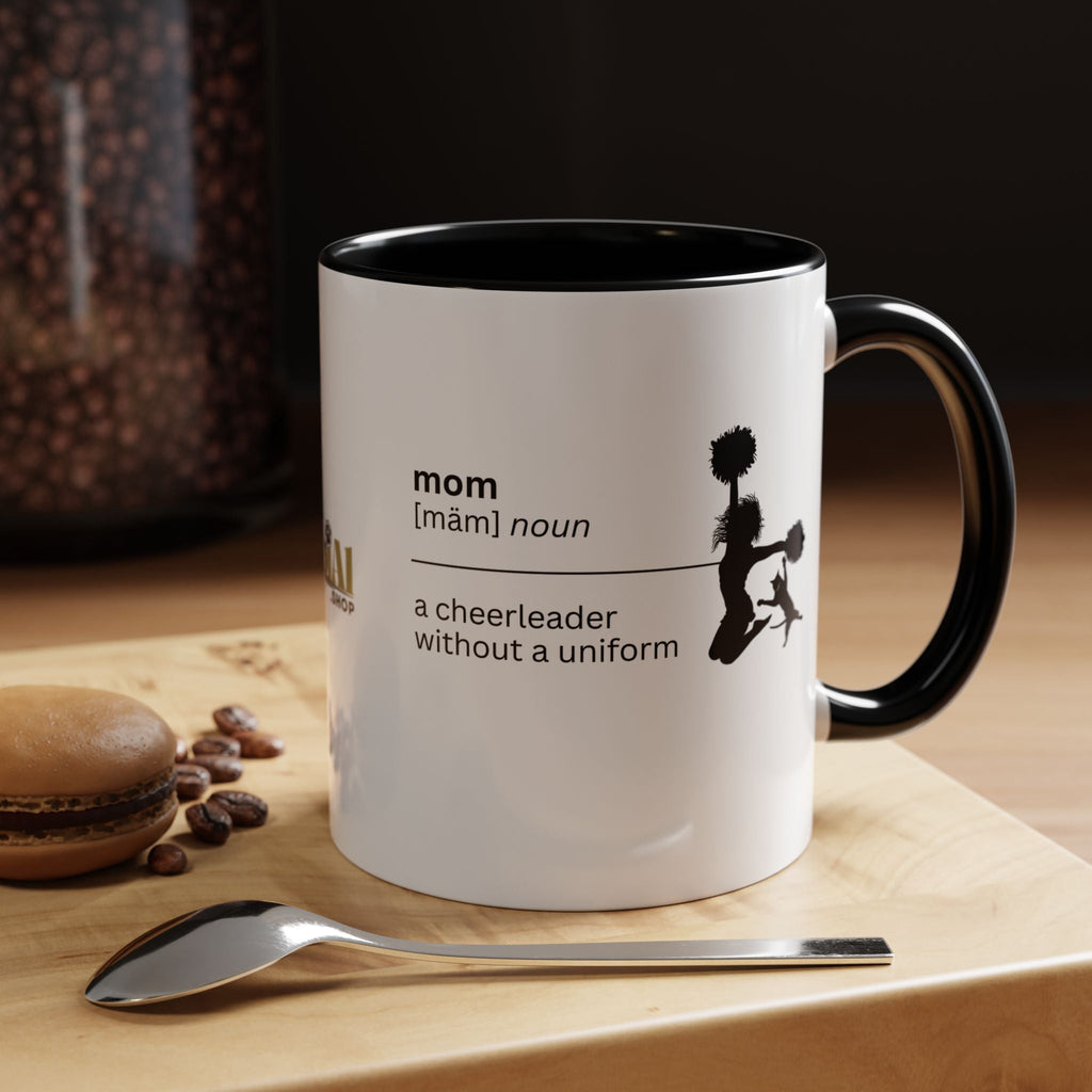Mom Cheerleader Accent Coffee Mug - Perfect Gift for Moms - Drinkware, Coffee Mugs - EpiAl's Shop