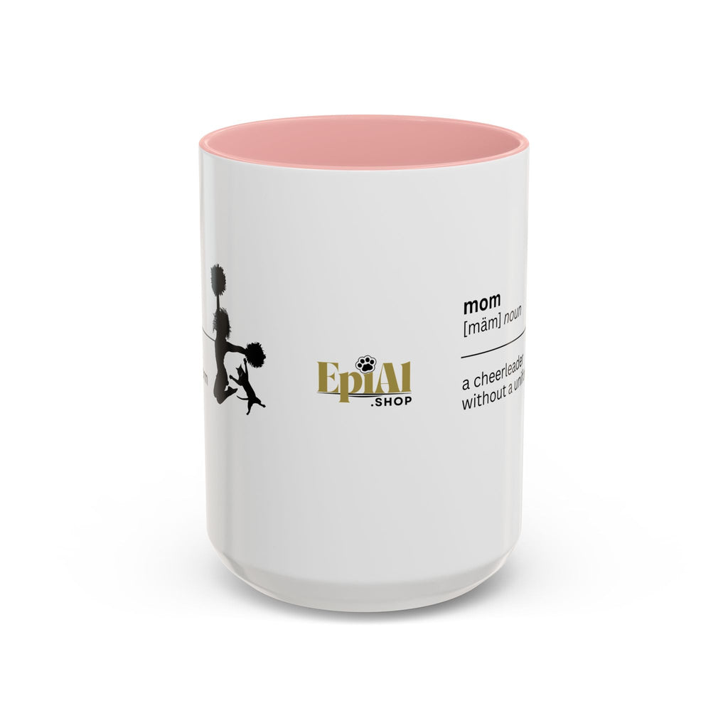 Mom Cheerleader Accent Coffee Mug - Perfect Gift for Moms - Drinkware, Coffee Mugs - EpiAl's Shop