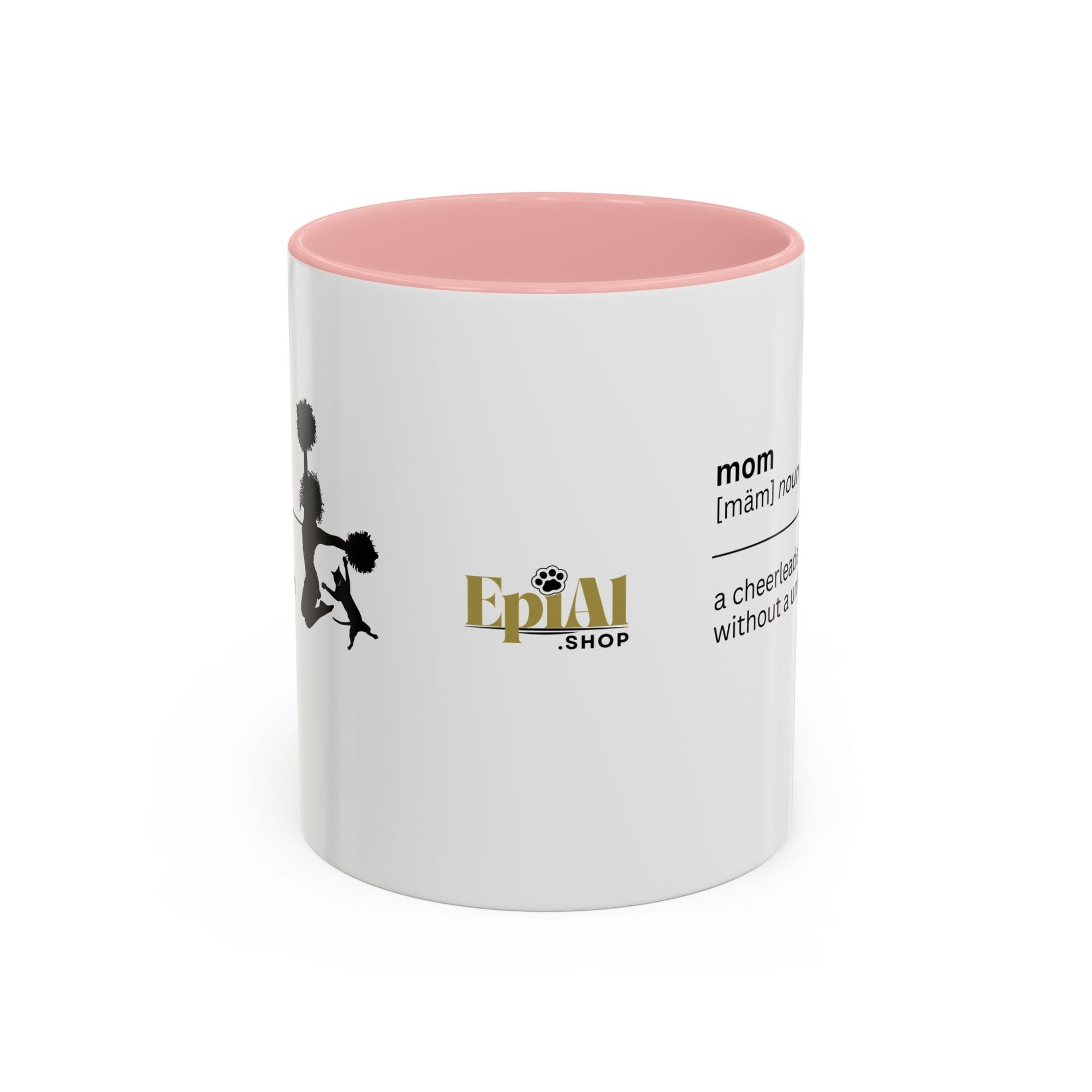 Mom Cheerleader Accent Coffee Mug - Perfect Gift for Moms - Drinkware, Coffee Mugs - EpiAl's Shop