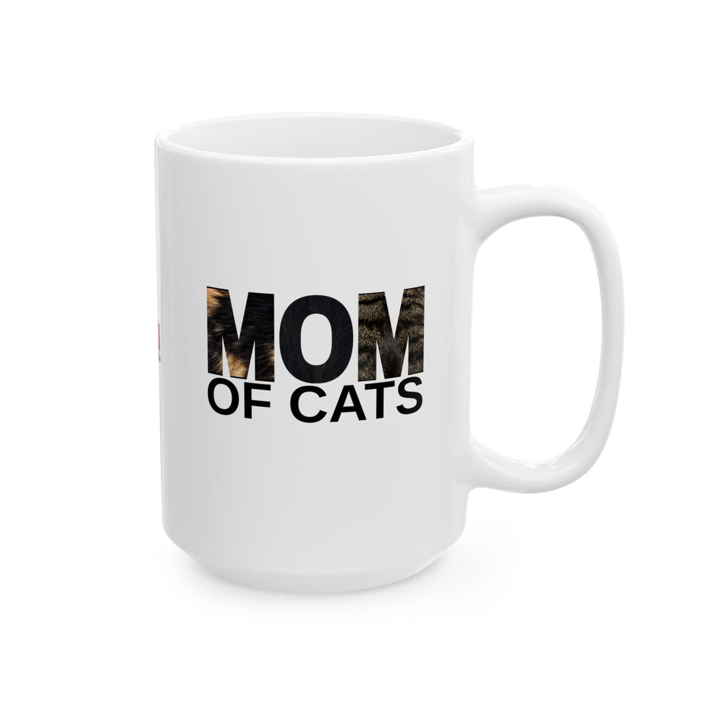 Mom of Cats Ceramic Mug - Perfect Gift for Cat Lovers - Drinkware, Coffee Mugs - EpiAl's Shop