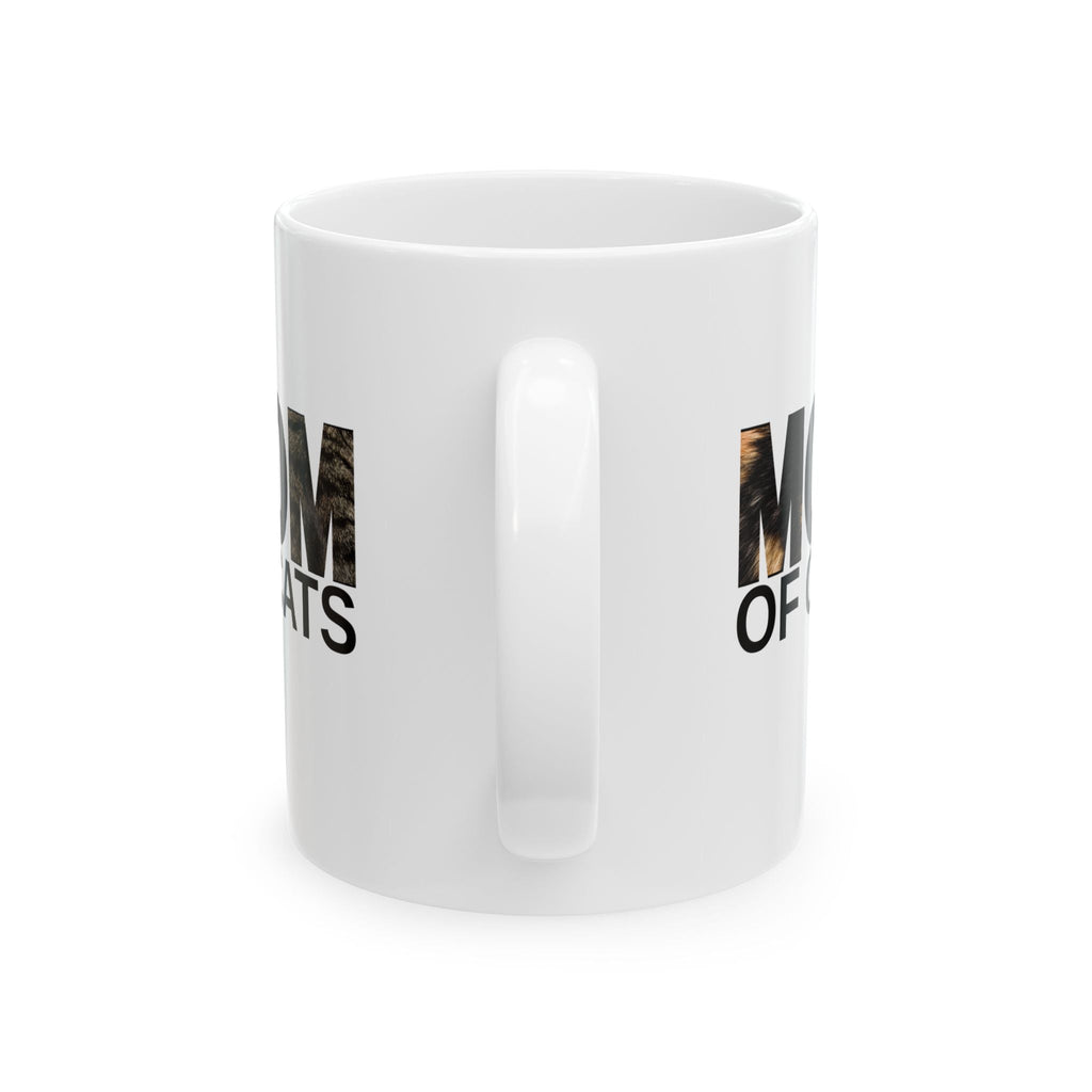 Mom of Cats Ceramic Mug - Perfect Gift for Cat Lovers - Drinkware, Coffee Mugs - EpiAl's Shop