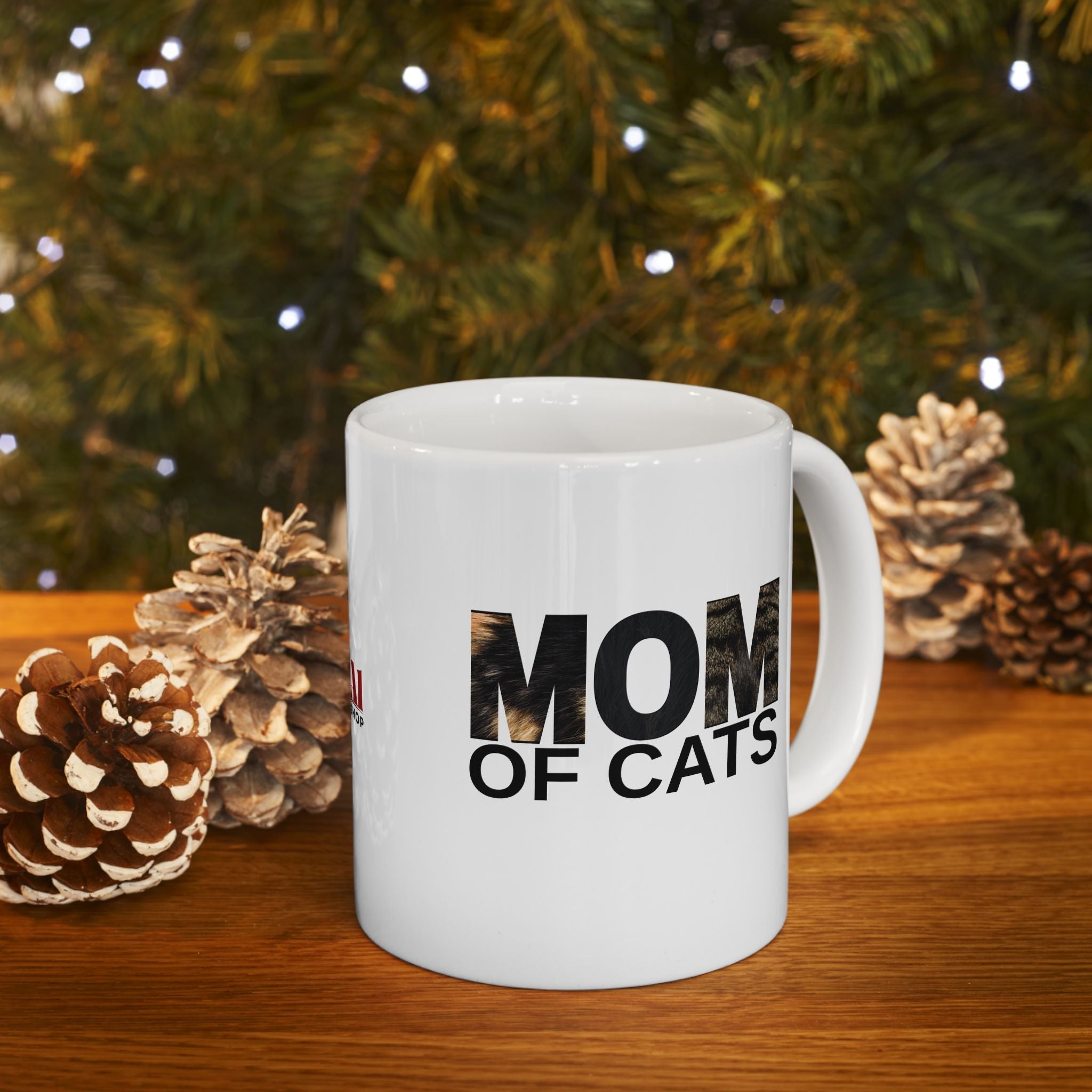 Mom of Cats Ceramic Mug - Perfect Gift for Cat Lovers - Drinkware, Coffee Mugs - EpiAl's Shop