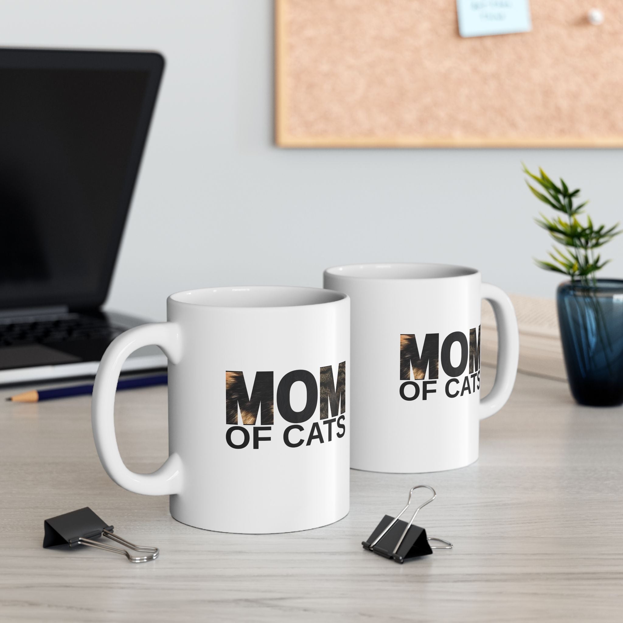 Mom of Cats Ceramic Mug - Perfect Gift for Cat Lovers - Drinkware, Coffee Mugs - EpiAl's Shop
