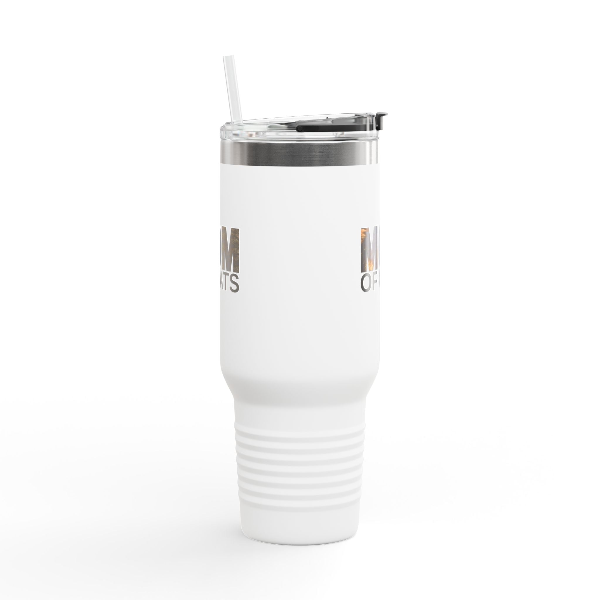 Mom of Cats Insulated Travel Mug - 40oz Coffee Tumbler for Cat Lovers - Drinkware, Travel Mugs - EpiAl's Shop