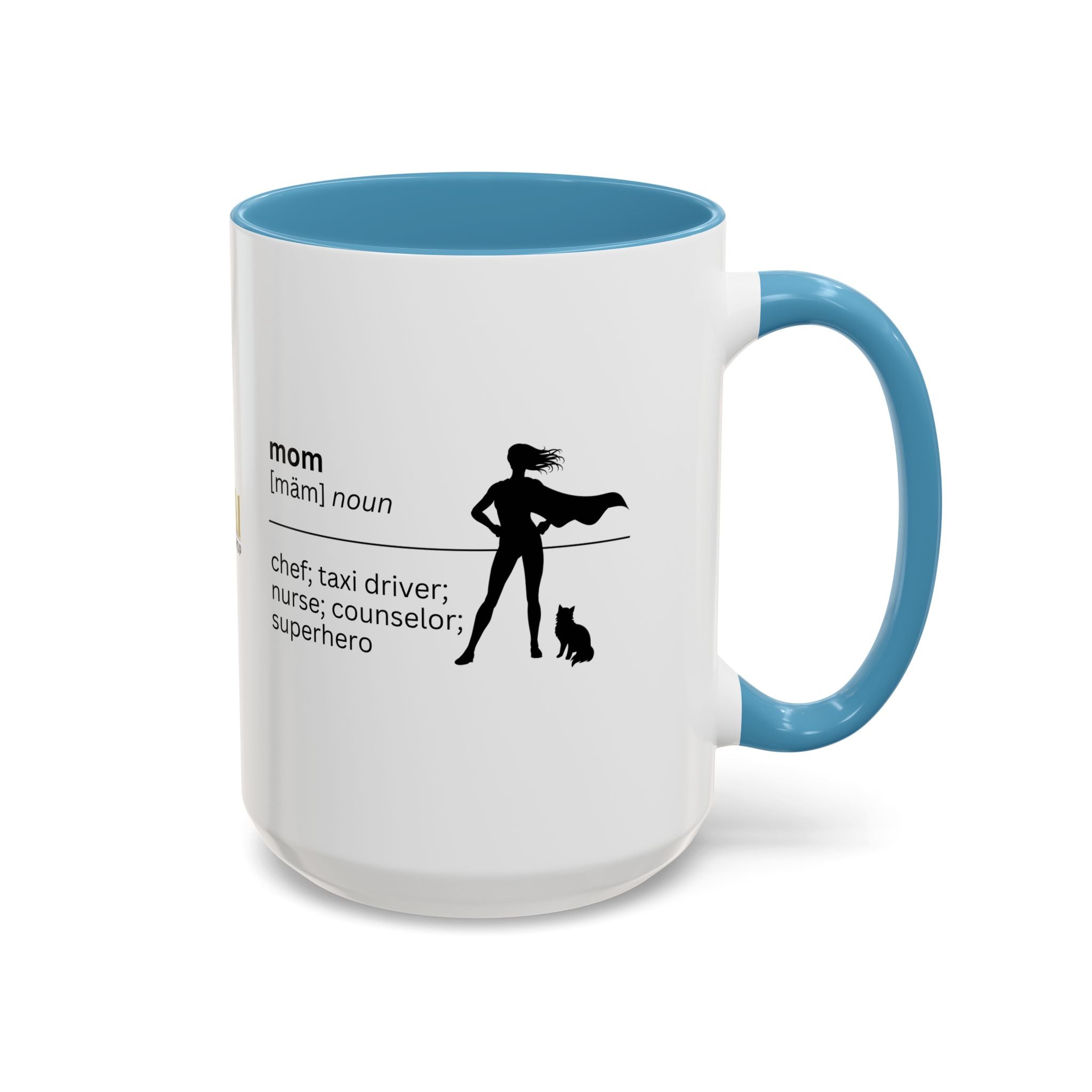 Mom Superhero Accent Coffee Mug - Perfect Gift for Moms - Drinkware, Coffee Mugs - EpiAl's Shop