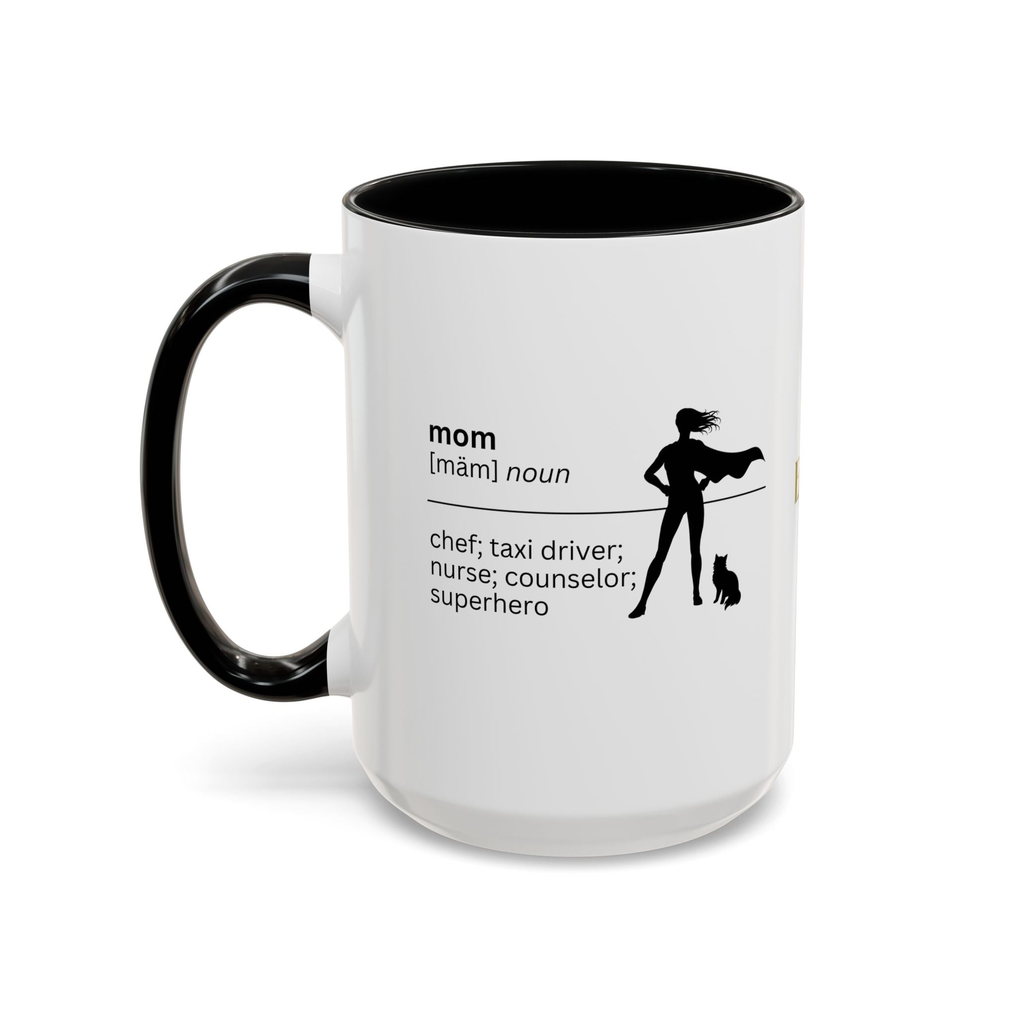 Mom Superhero Accent Coffee Mug - Perfect Gift for Moms - Drinkware, Coffee Mugs - EpiAl's Shop