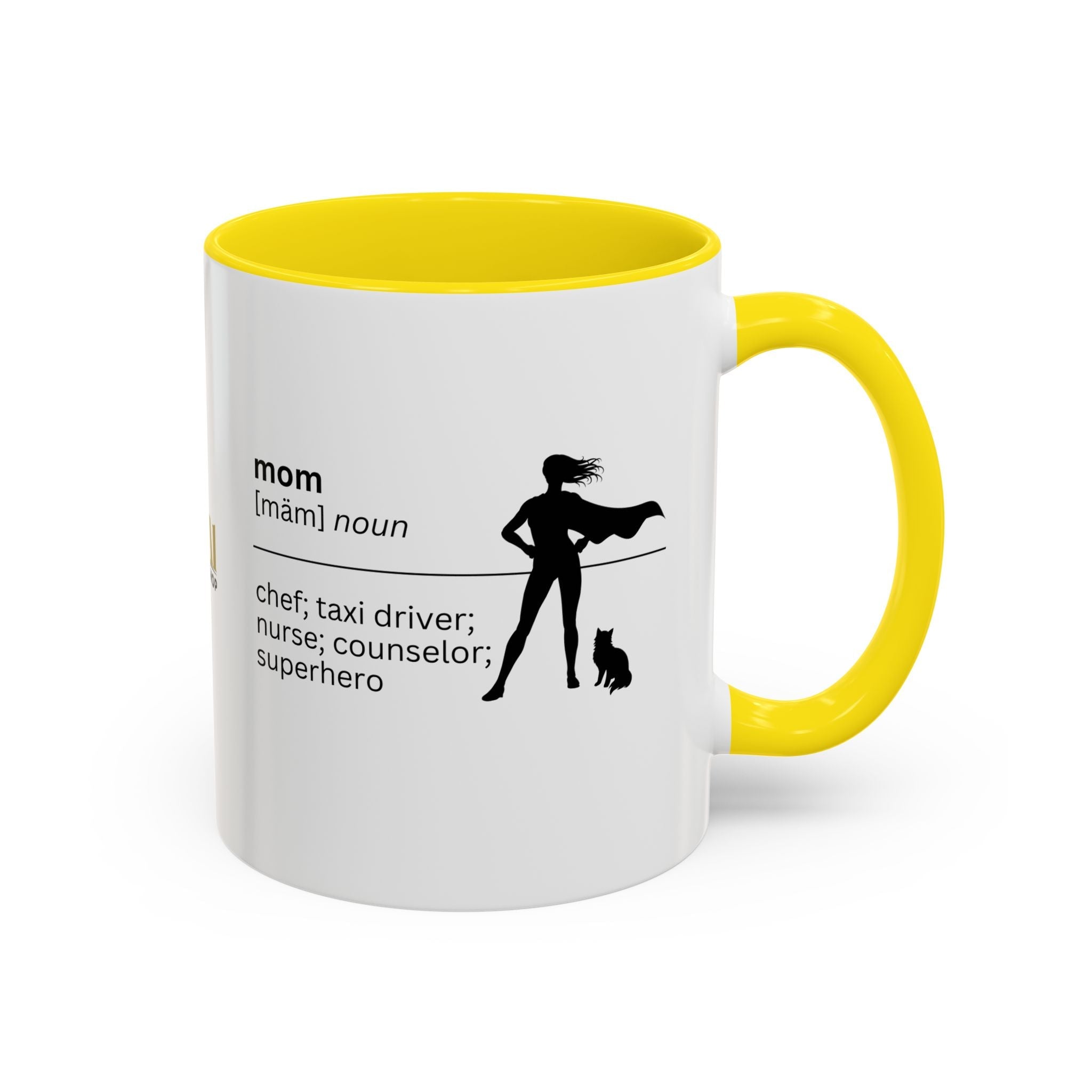 Mom Superhero Accent Coffee Mug - Perfect Gift for Moms - Drinkware, Coffee Mugs - EpiAl's Shop