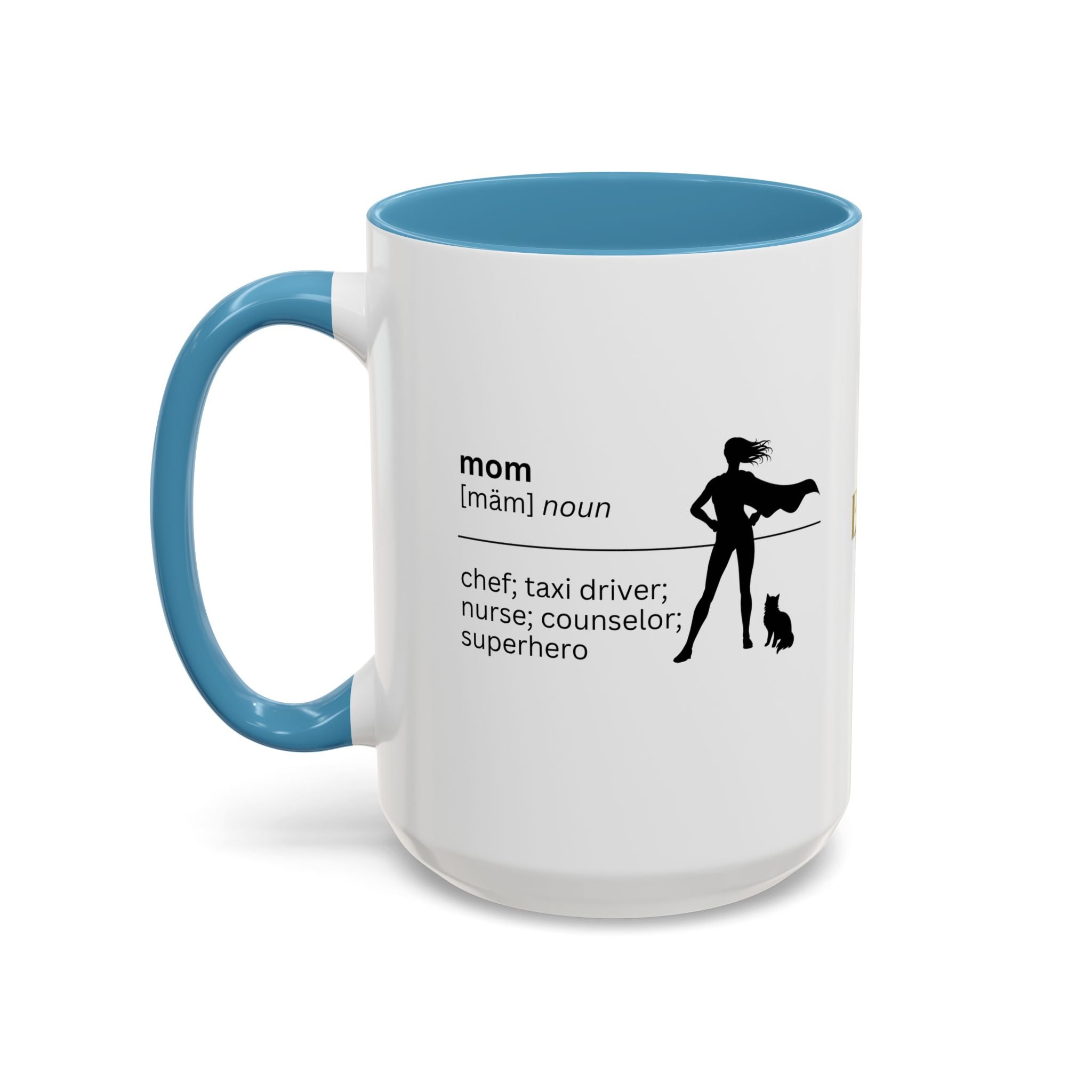 Mom Superhero Accent Coffee Mug - Perfect Gift for Moms - Drinkware, Coffee Mugs - EpiAl's Shop