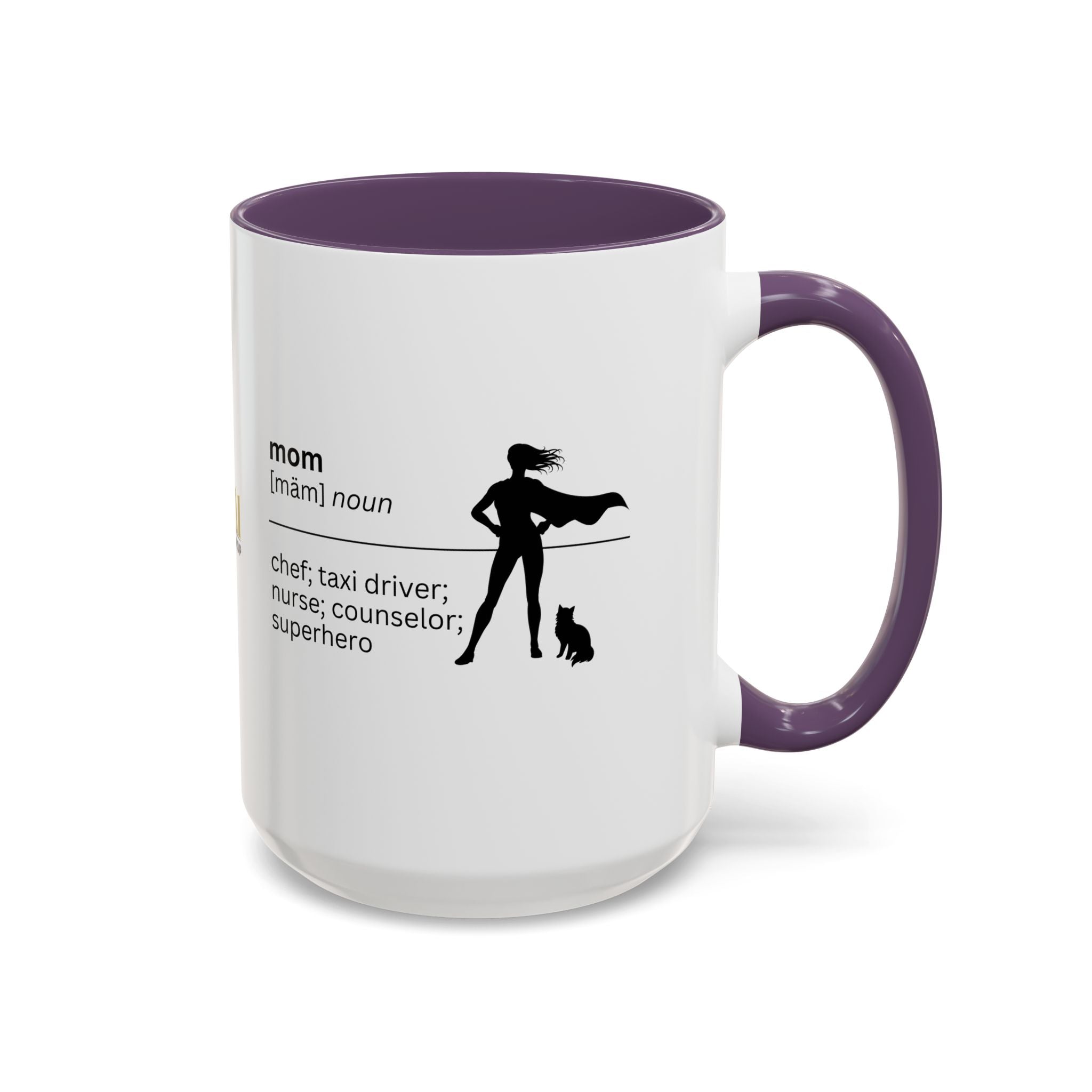 Mom Superhero Accent Coffee Mug - Perfect Gift for Moms - Drinkware, Coffee Mugs - EpiAl's Shop