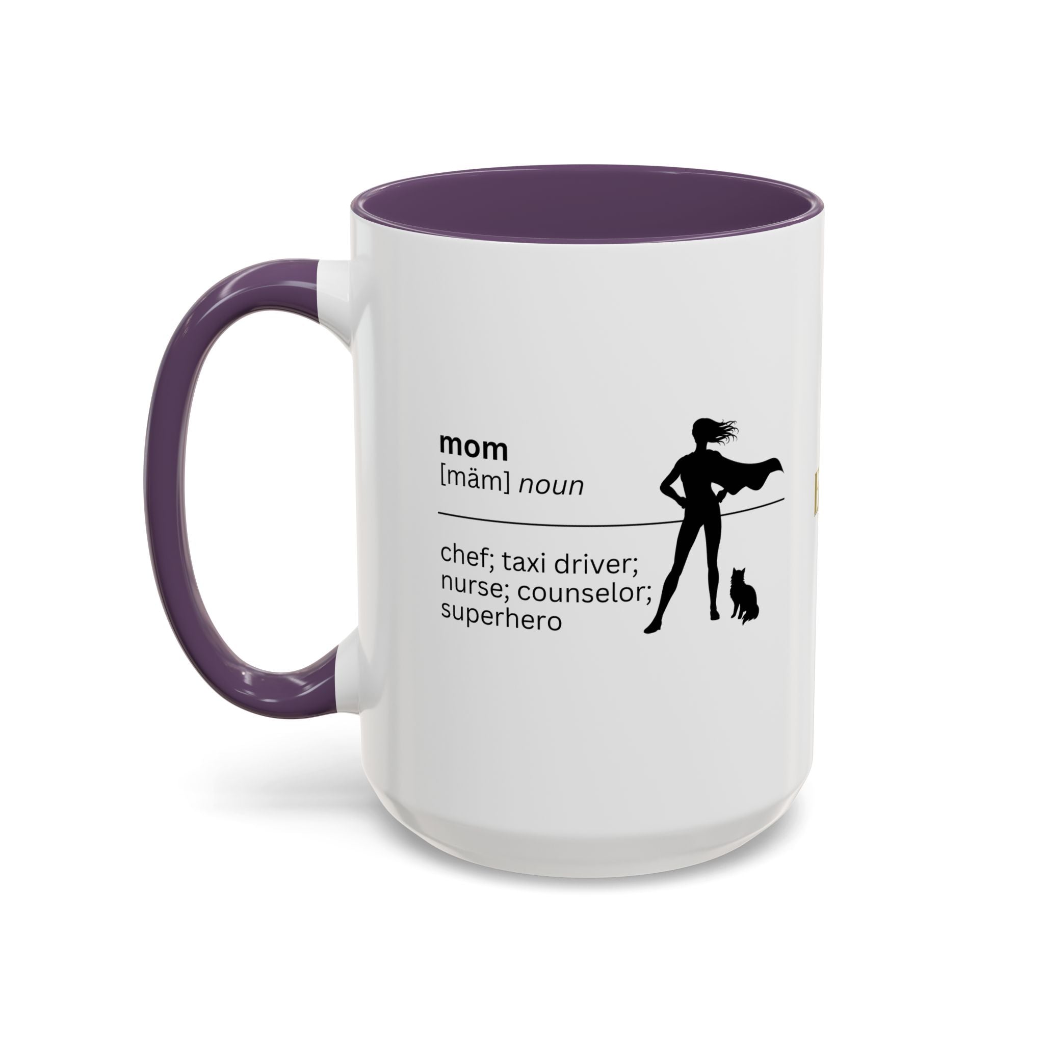 Mom Superhero Accent Coffee Mug - Perfect Gift for Moms - Drinkware, Coffee Mugs - EpiAl's Shop