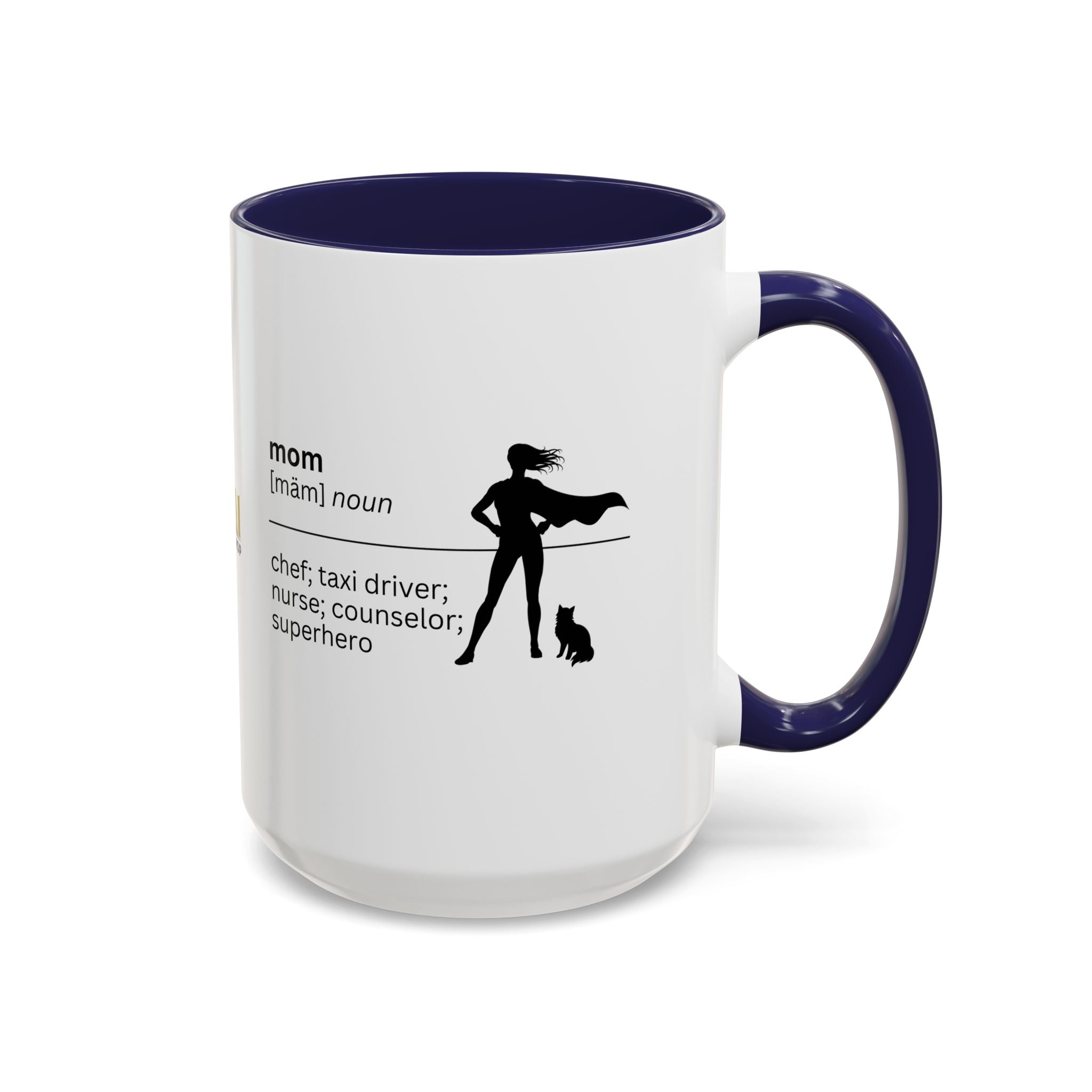 Mom Superhero Accent Coffee Mug - Perfect Gift for Moms - Drinkware, Coffee Mugs - EpiAl's Shop