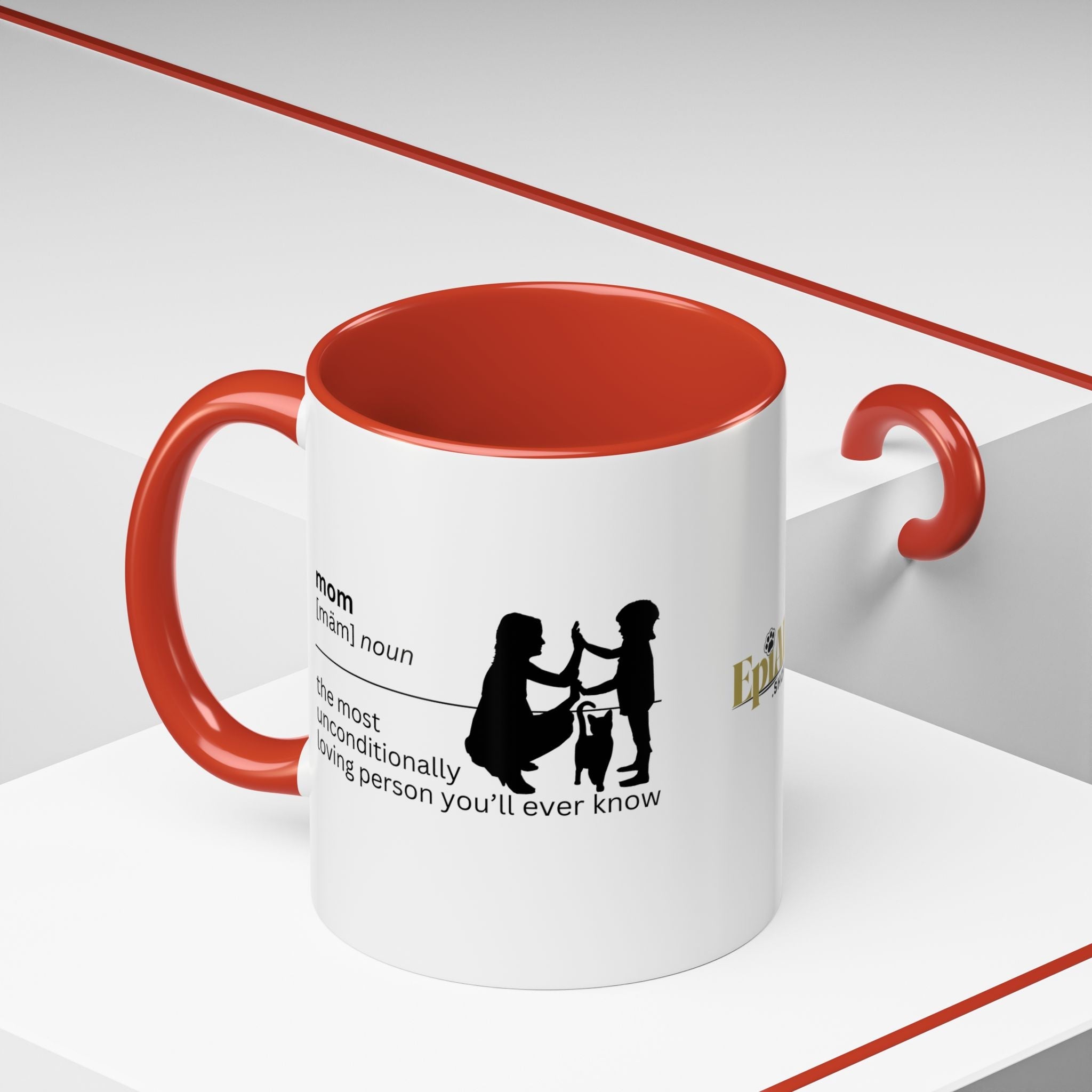 Mom Unconditional Love Coffee Mug - 11oz & 15oz Accent Mugs - Drinkware, Coffee Mugs - EpiAl's Shop