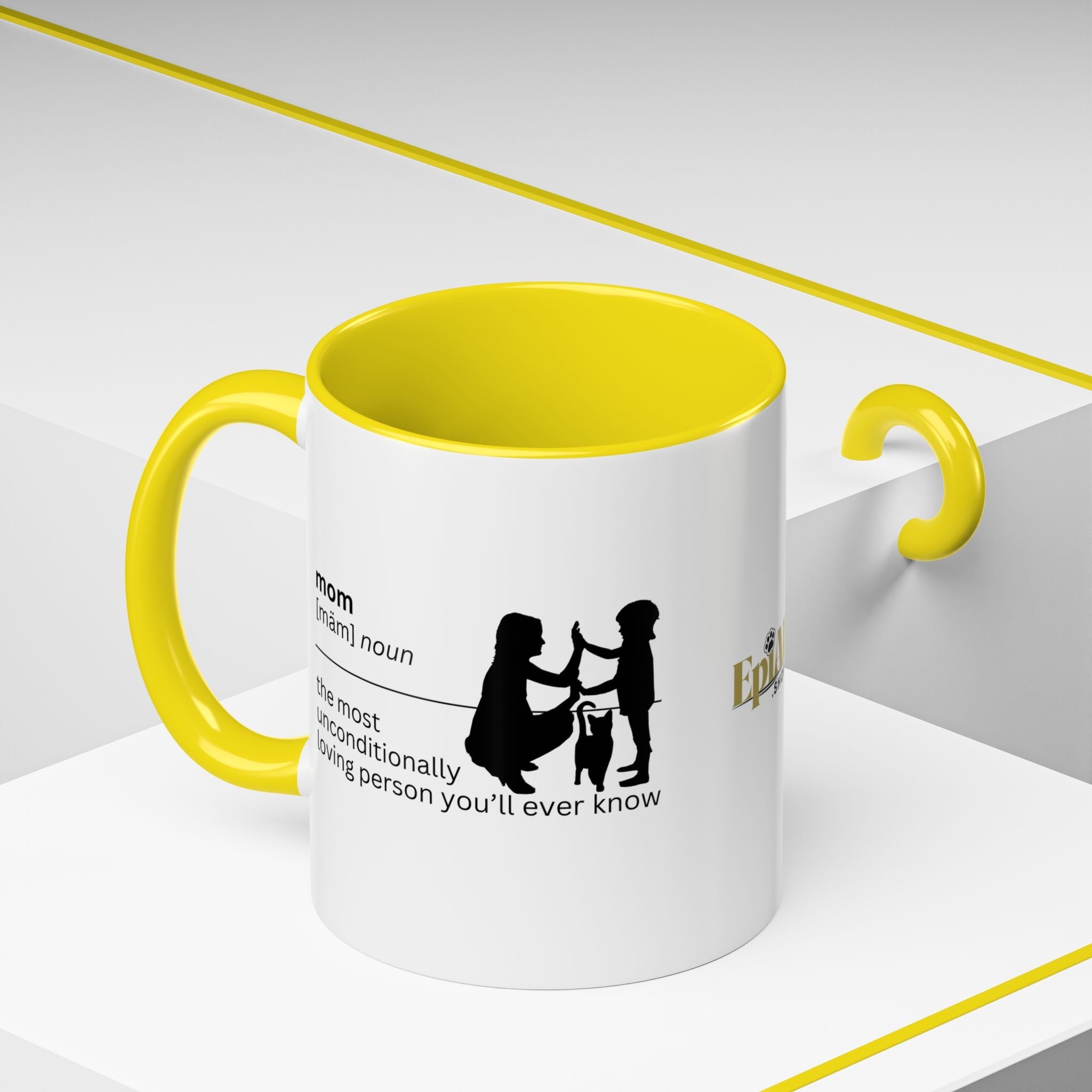 Mom Unconditional Love Coffee Mug - 11oz & 15oz Accent Mugs - Drinkware, Coffee Mugs - EpiAl's Shop