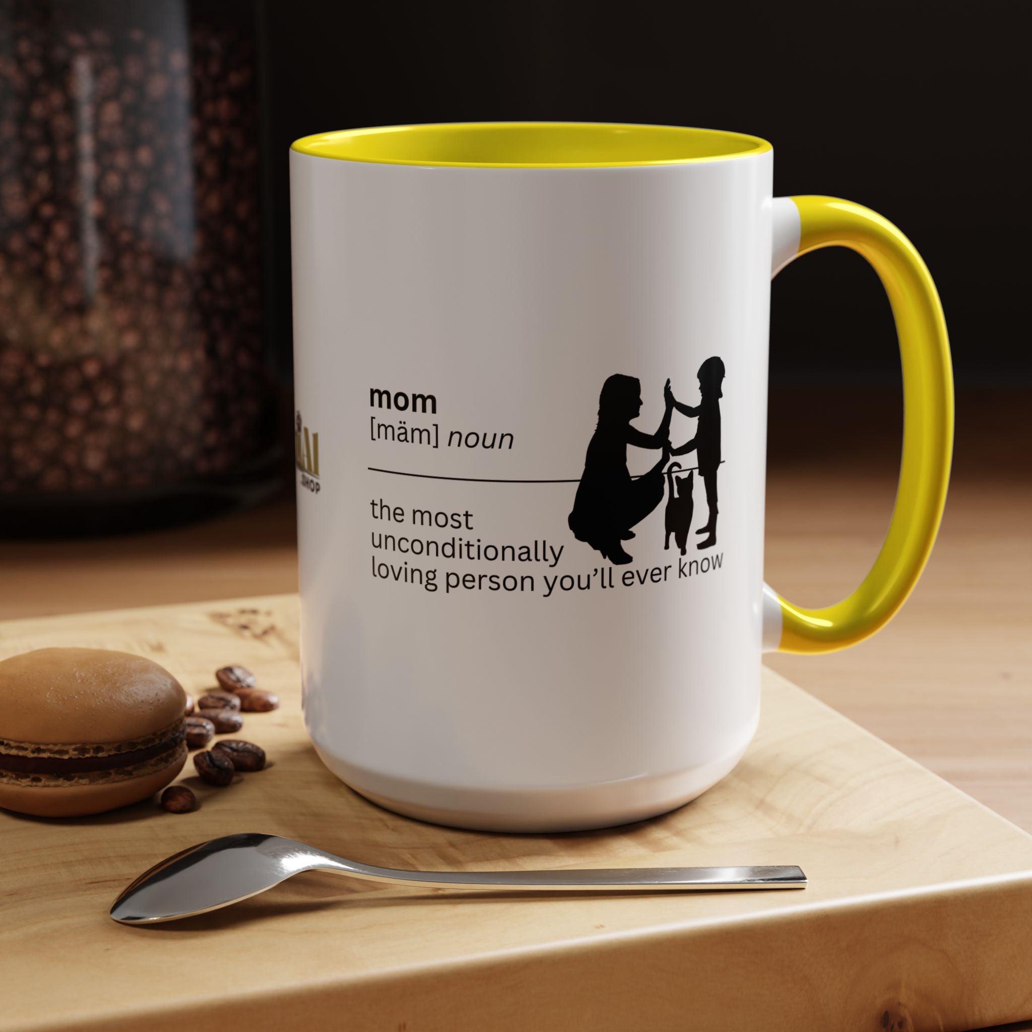 Mom Unconditional Love Coffee Mug - 11oz & 15oz Accent Mugs - Drinkware, Coffee Mugs - EpiAl's Shop