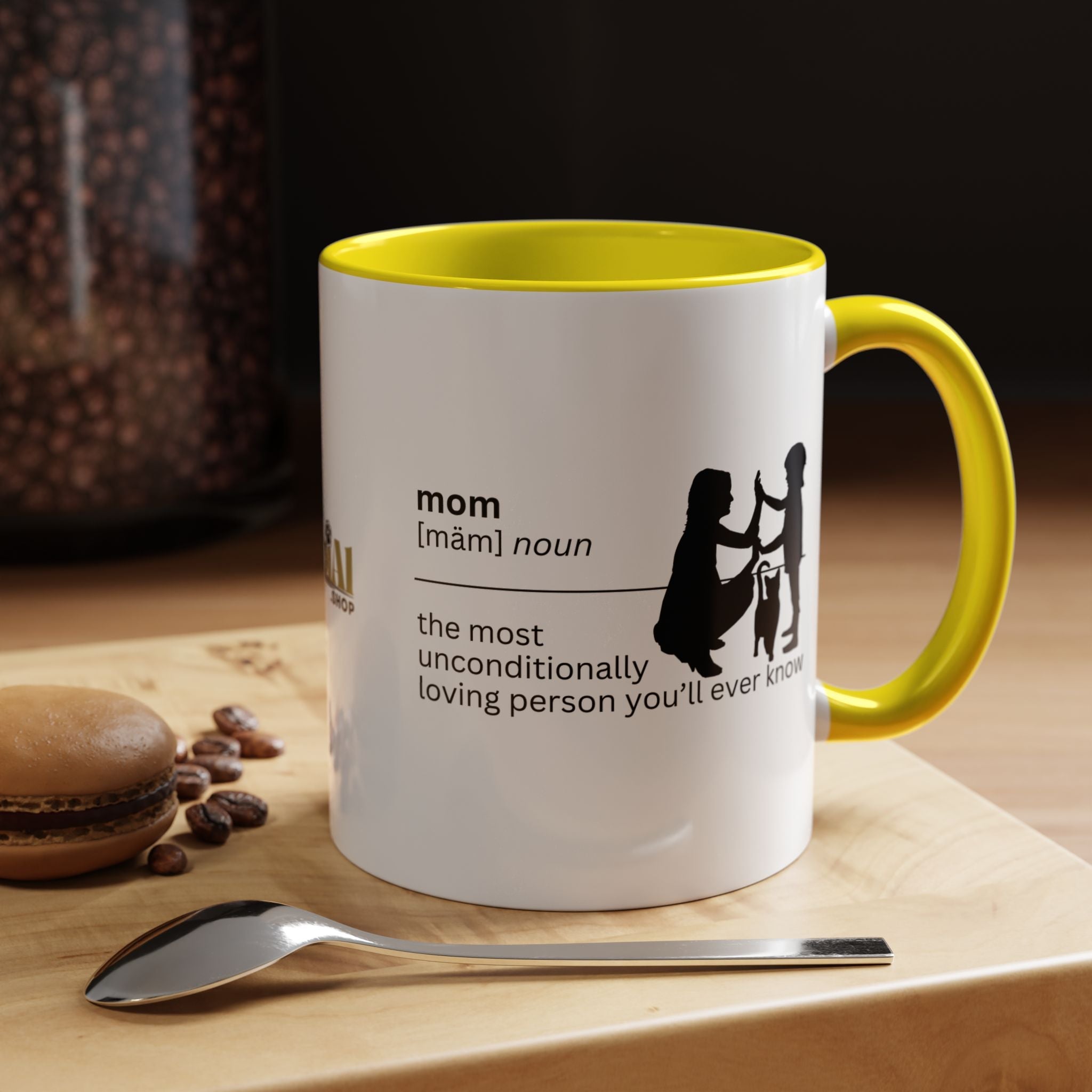 Mom Unconditional Love Coffee Mug - 11oz & 15oz Accent Mugs - Drinkware, Coffee Mugs - EpiAl's Shop