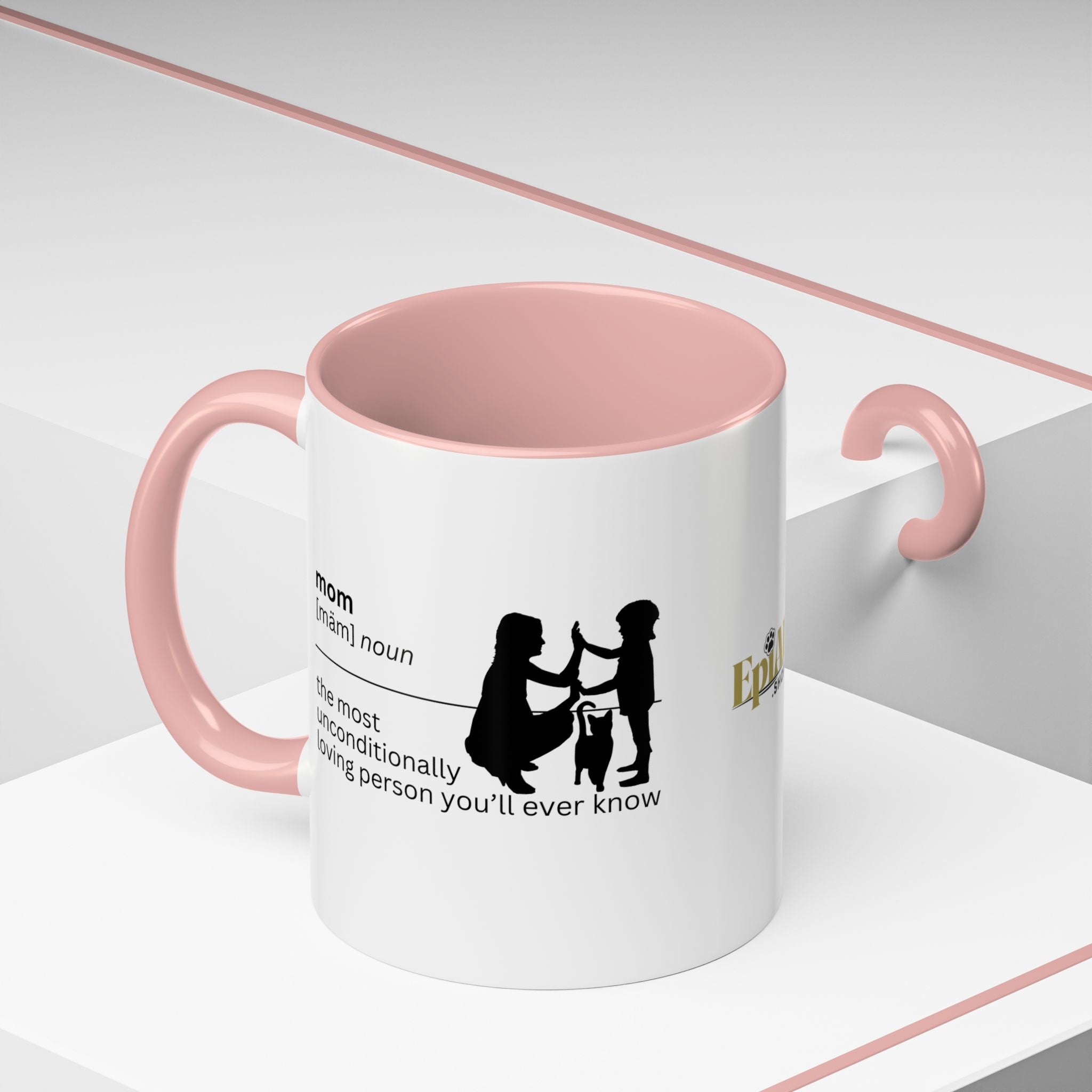 Mom Unconditional Love Coffee Mug - 11oz & 15oz Accent Mugs - Drinkware, Coffee Mugs - EpiAl's Shop
