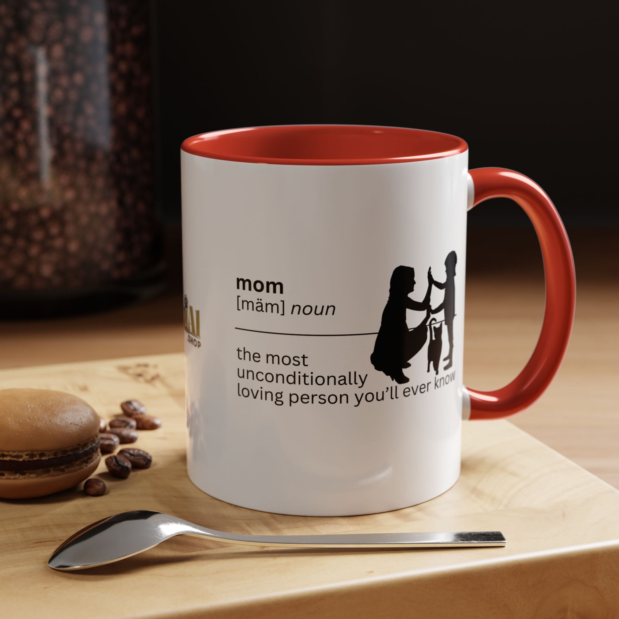 Mom Unconditional Love Coffee Mug - 11oz & 15oz Accent Mugs - Drinkware, Coffee Mugs - EpiAl's Shop
