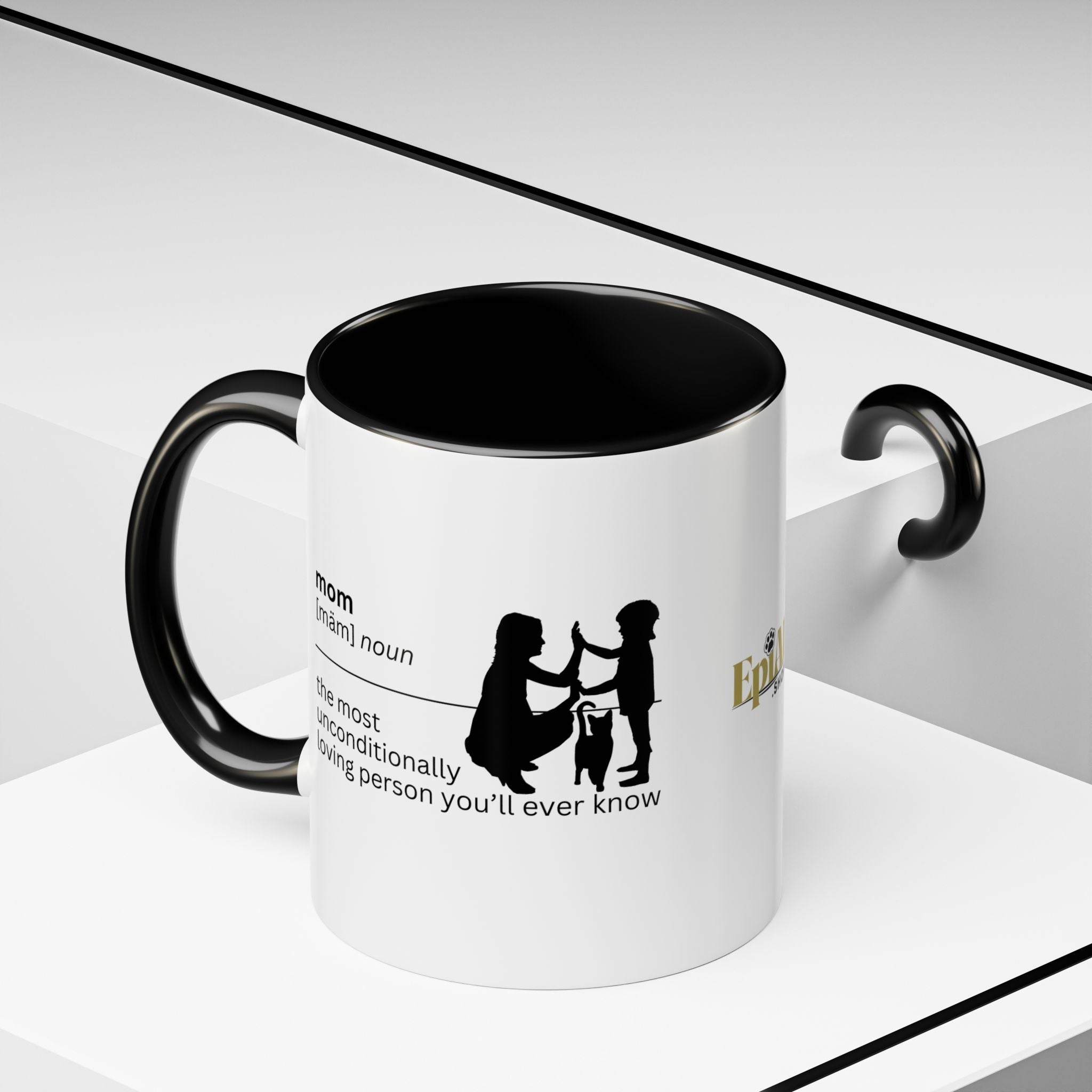 Mom Unconditional Love Coffee Mug - 11oz & 15oz Accent Mugs - Drinkware, Coffee Mugs - EpiAl's Shop