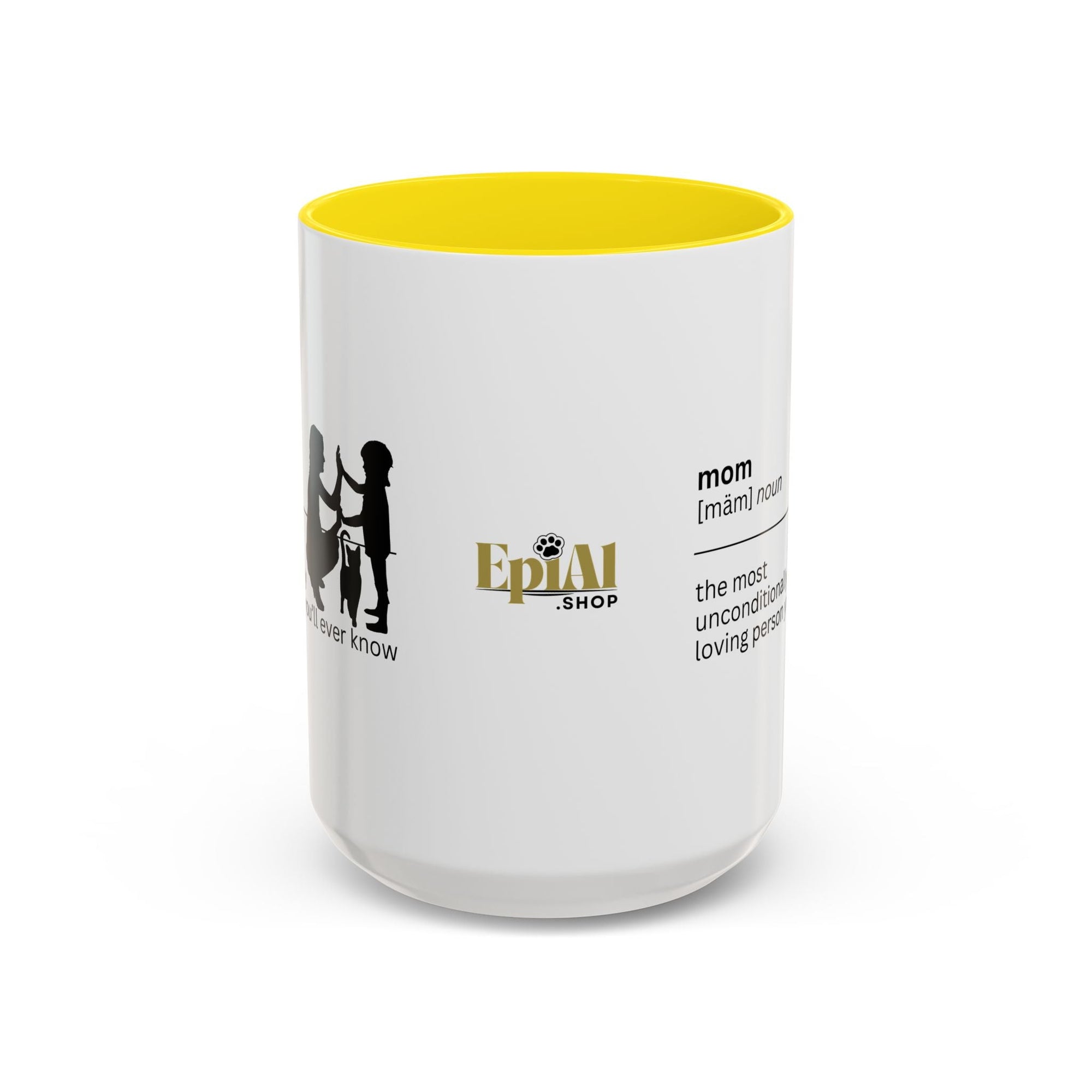 Mom Unconditional Love Coffee Mug - 11oz & 15oz Accent Mugs - Drinkware, Coffee Mugs - EpiAl's Shop