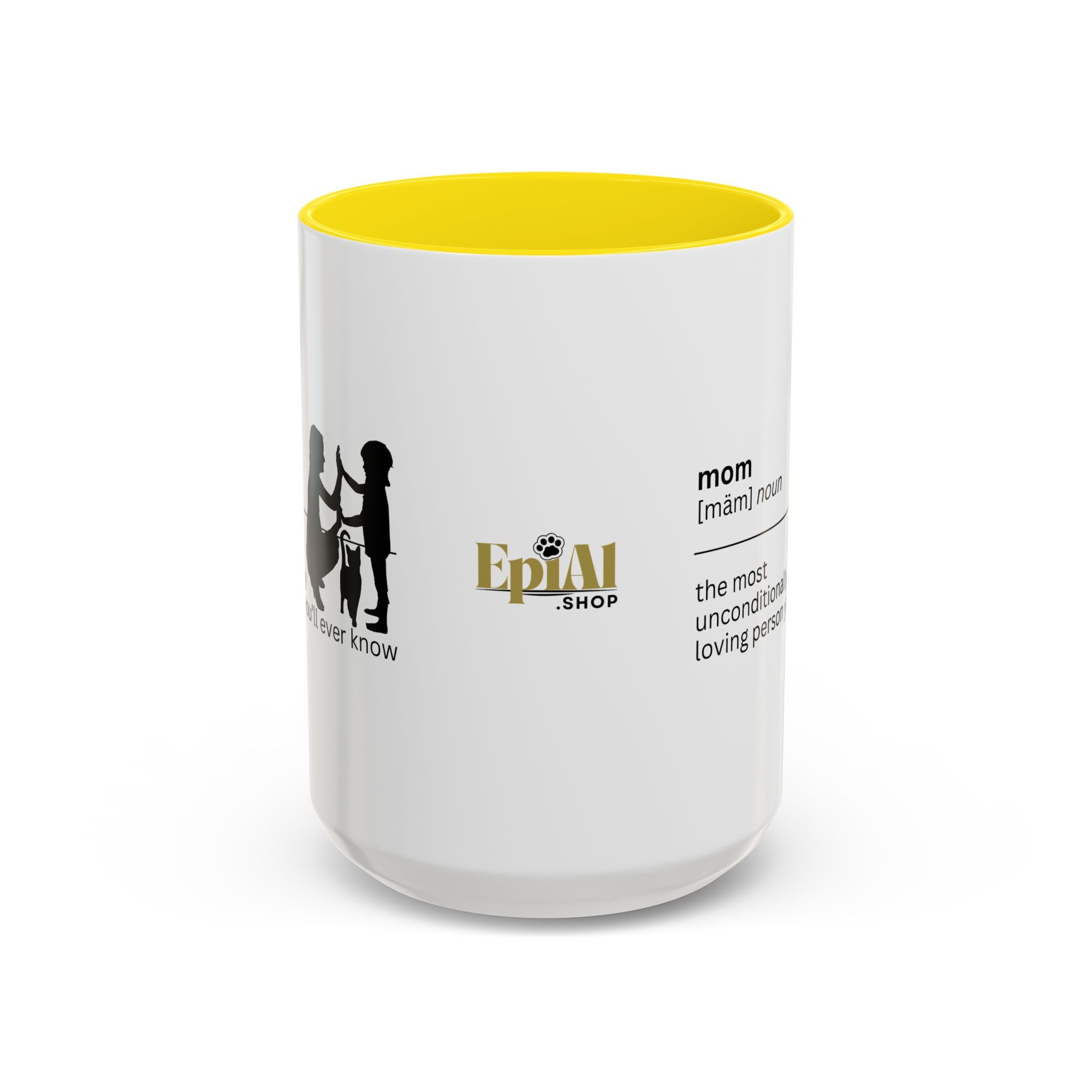 Mom Unconditional Love Coffee Mug - 11oz & 15oz Accent Mugs - Drinkware, Coffee Mugs - EpiAl's Shop