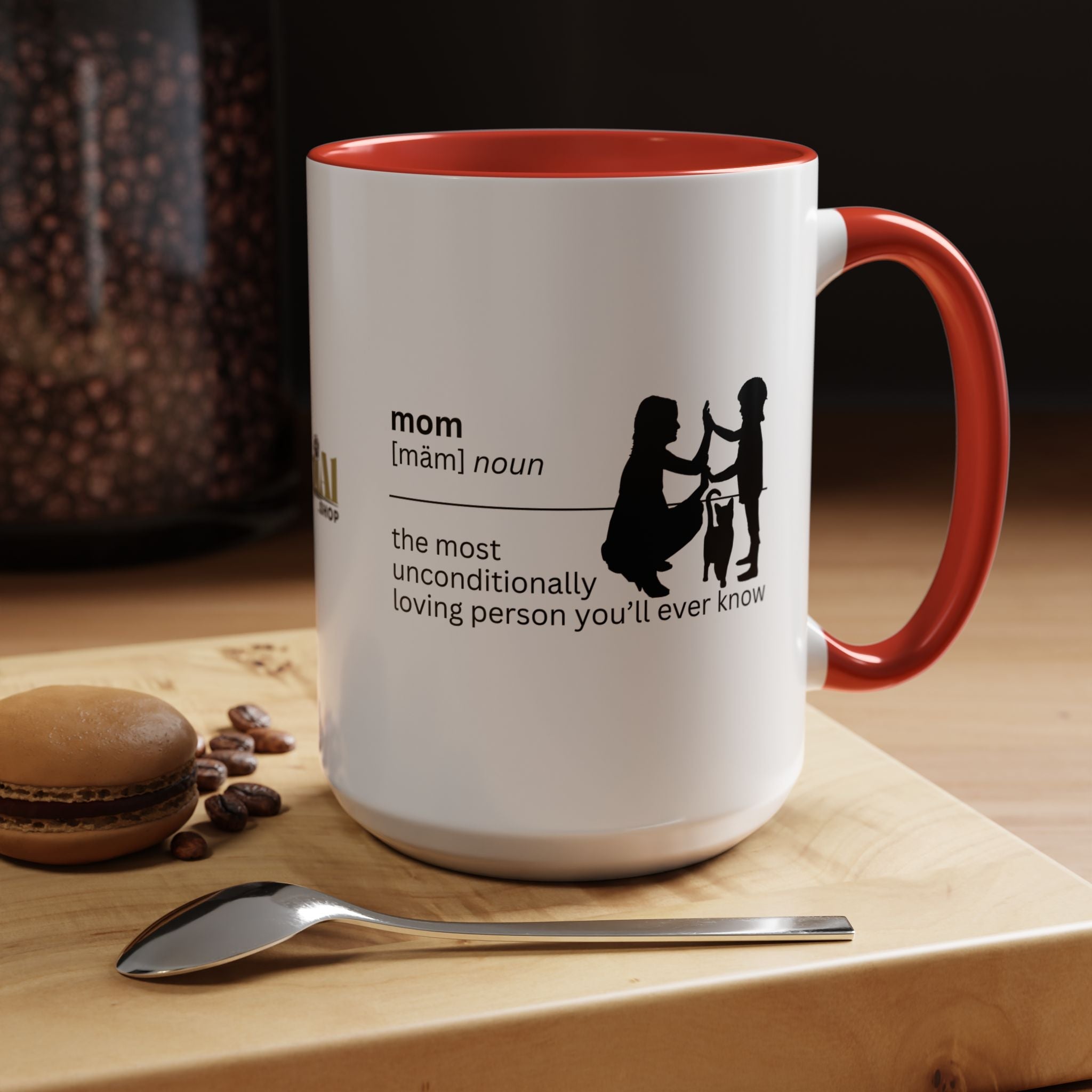 Mom Unconditional Love Coffee Mug - 11oz & 15oz Accent Mugs - Drinkware, Coffee Mugs - EpiAl's Shop