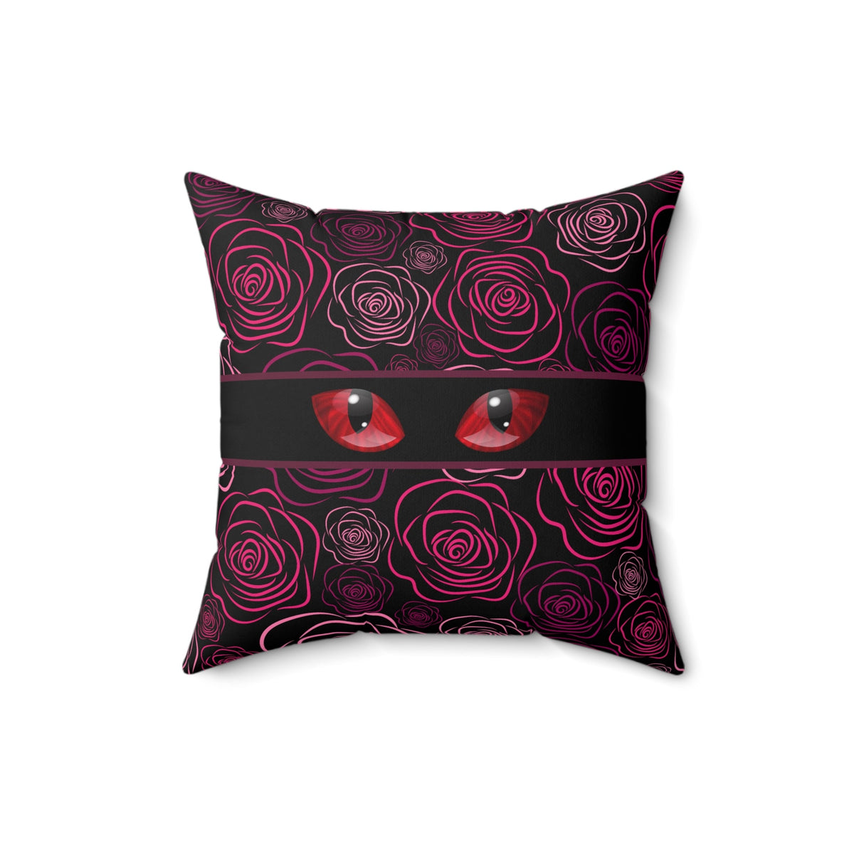 Moody Rose Cat Eyes Throw Pillow - Decor, Pillows, Throw - EpiAl's Shop
