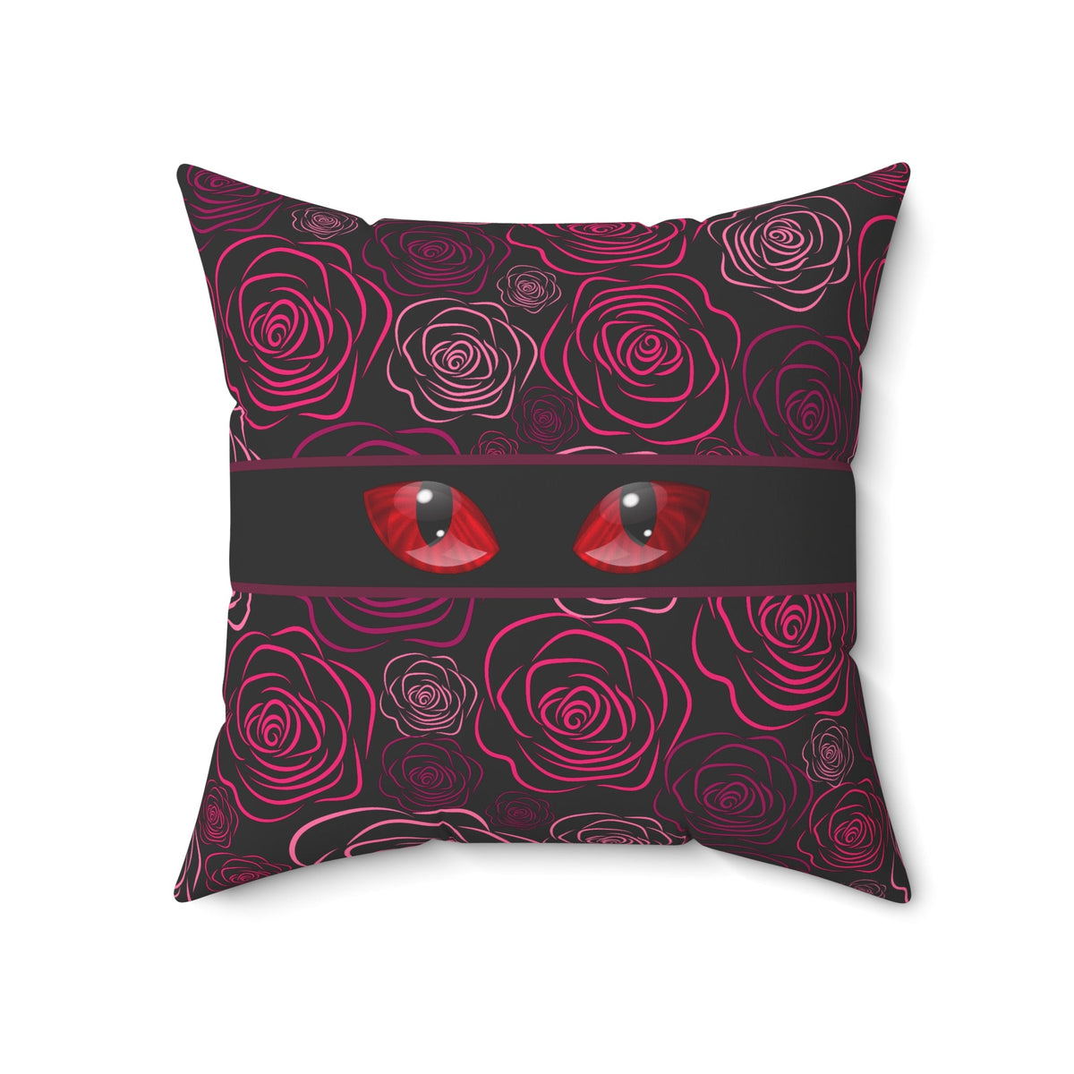 Moody Rose Cat Eyes Throw Pillow - Decor, Pillows, Throw - EpiAl's Shop