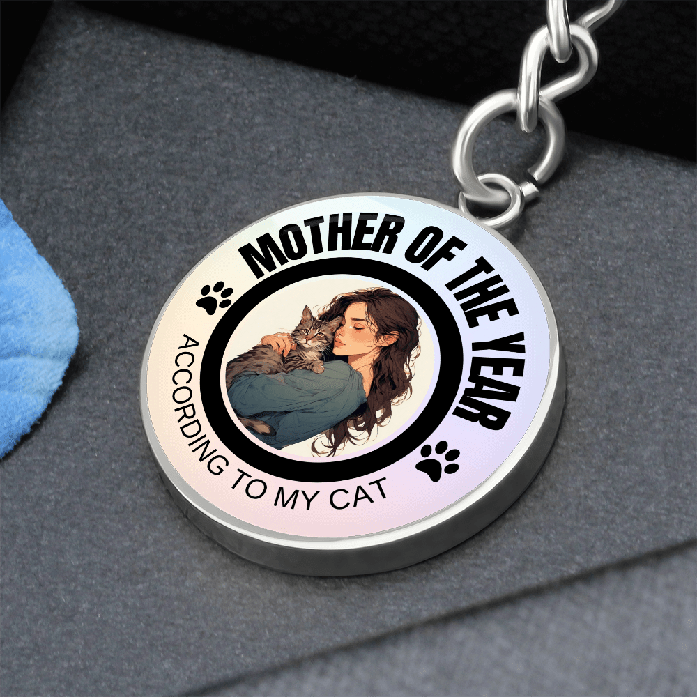 Mother of the Year Pendant Keychain - Jewelry, Keychains - EpiAl's Shop
