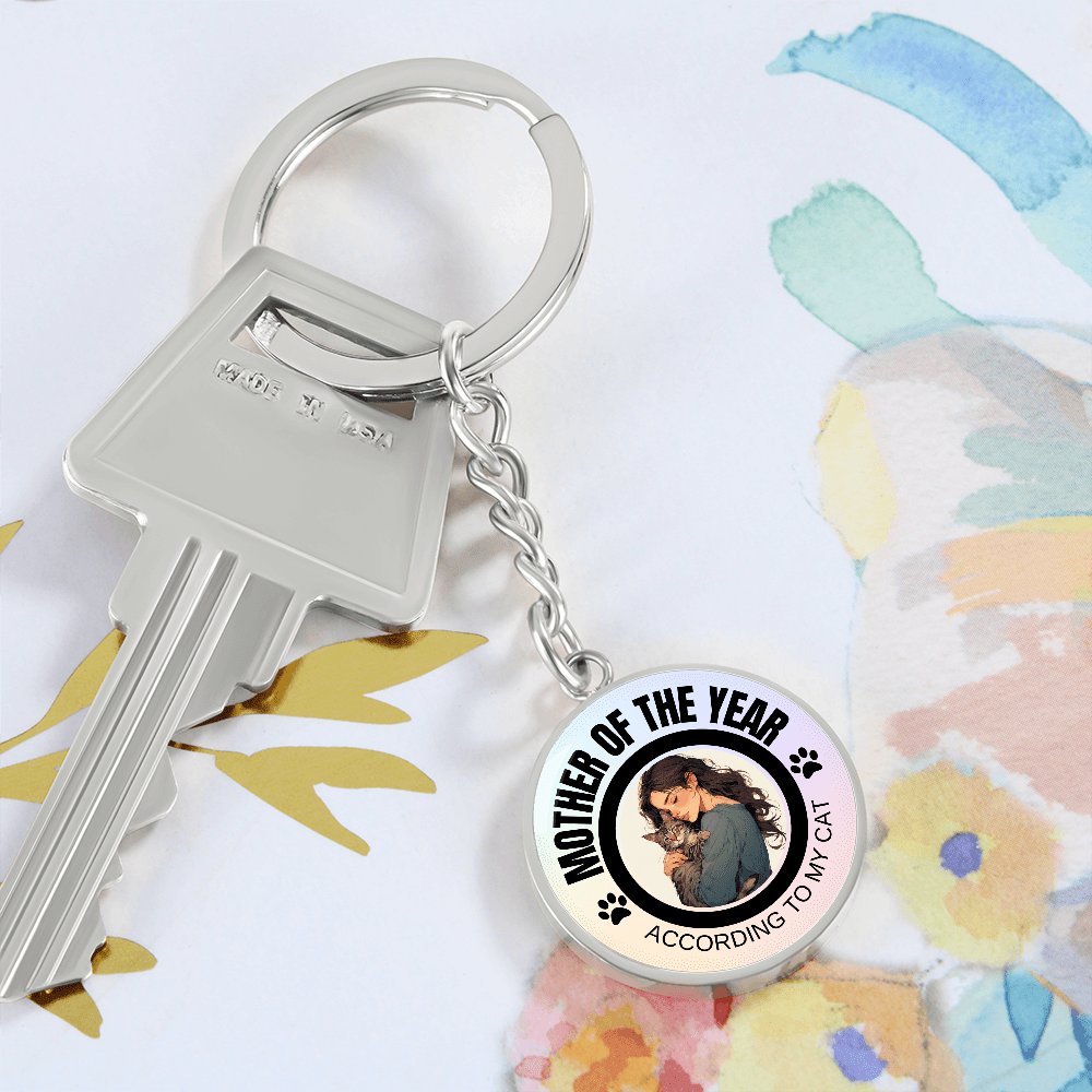 Mother of the Year Pendant Keychain - Jewelry, Keychains - EpiAl's Shop