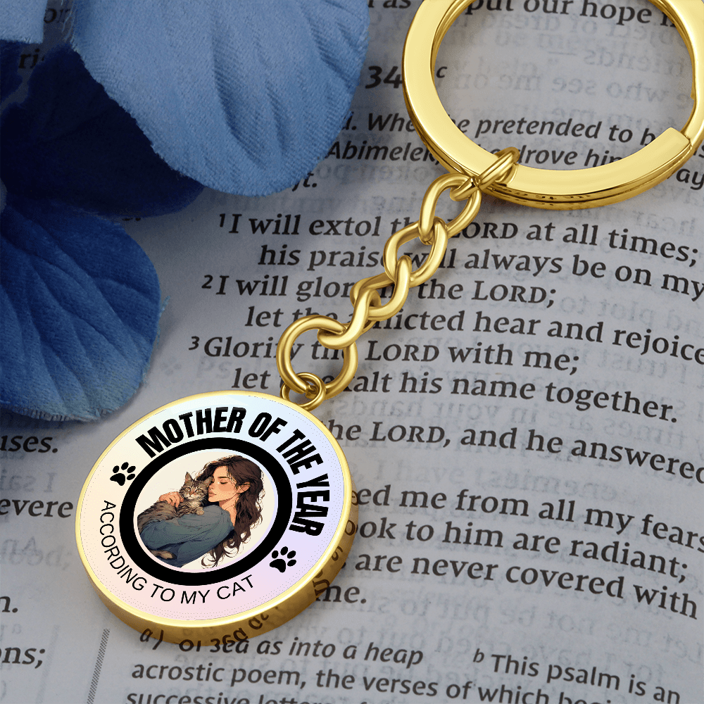 Mother of the Year Pendant Keychain - Jewelry, Keychains - EpiAl's Shop
