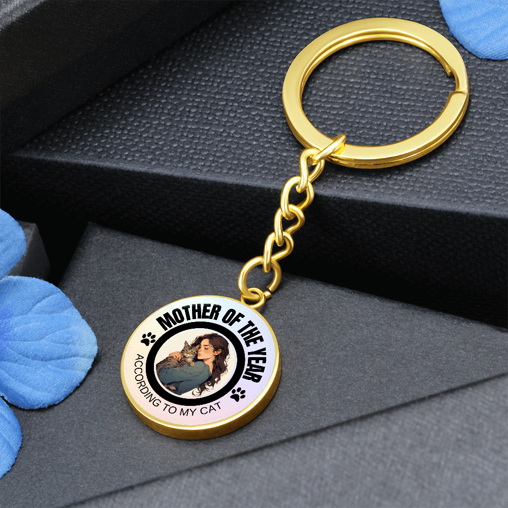 Mother of the Year Pendant Keychain - Jewelry, Keychains - EpiAl's Shop