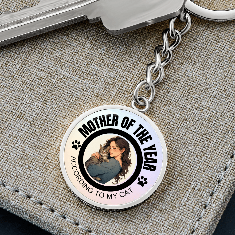 Mother of the Year Pendant Keychain - Jewelry, Keychains - EpiAl's Shop