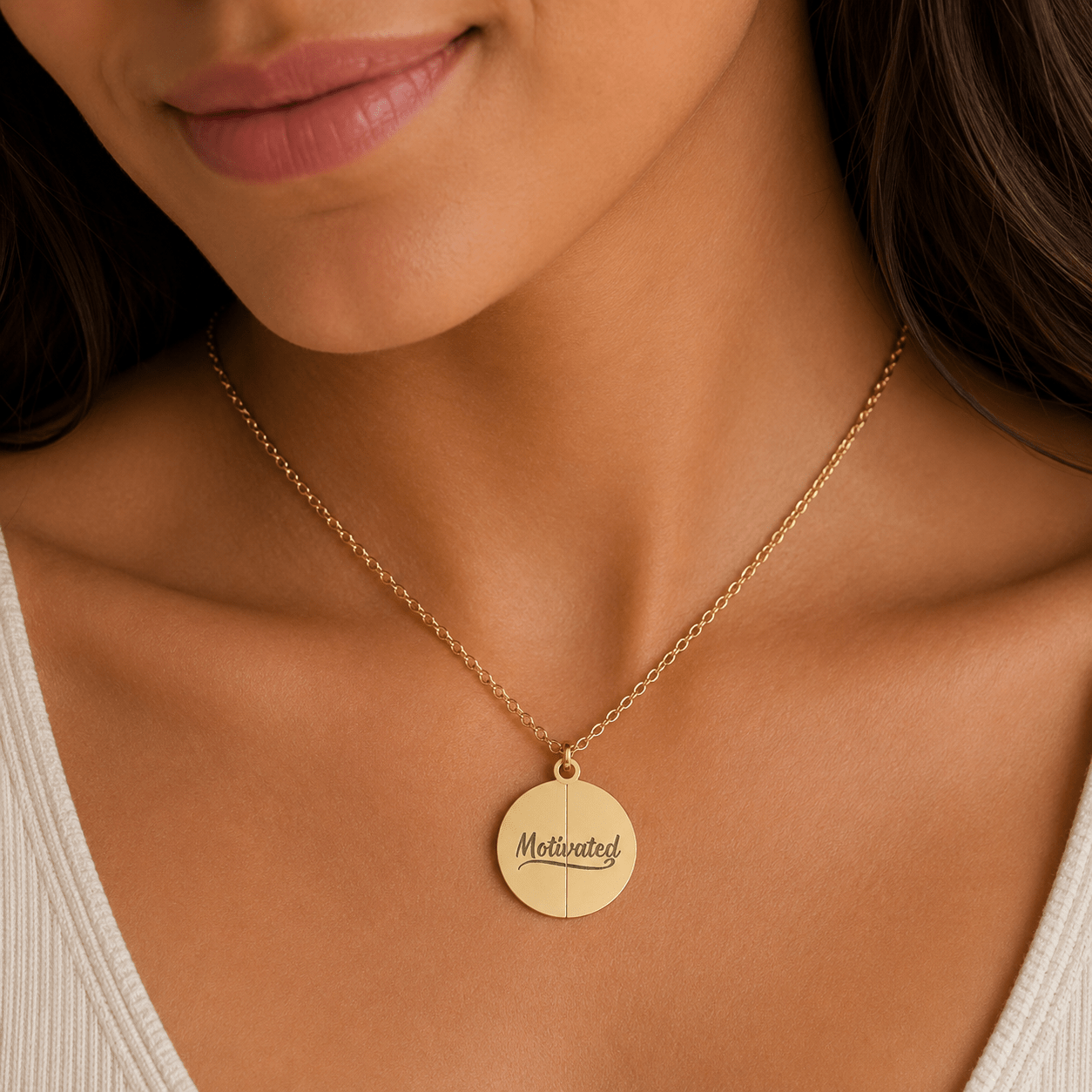 Motivated Hidden Message Necklace | Consequences Mostly - Jewelry, Necklaces - EpiAl's Shop
